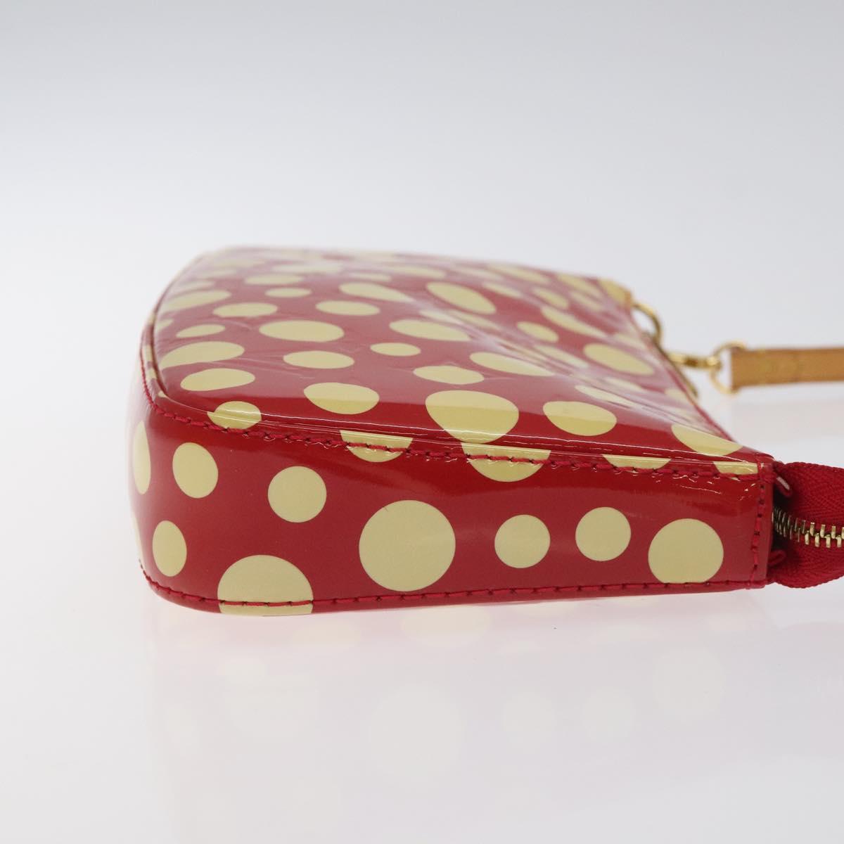 Louis Vuitton Pochette Accessoire, Red, Patent Leather, clutch