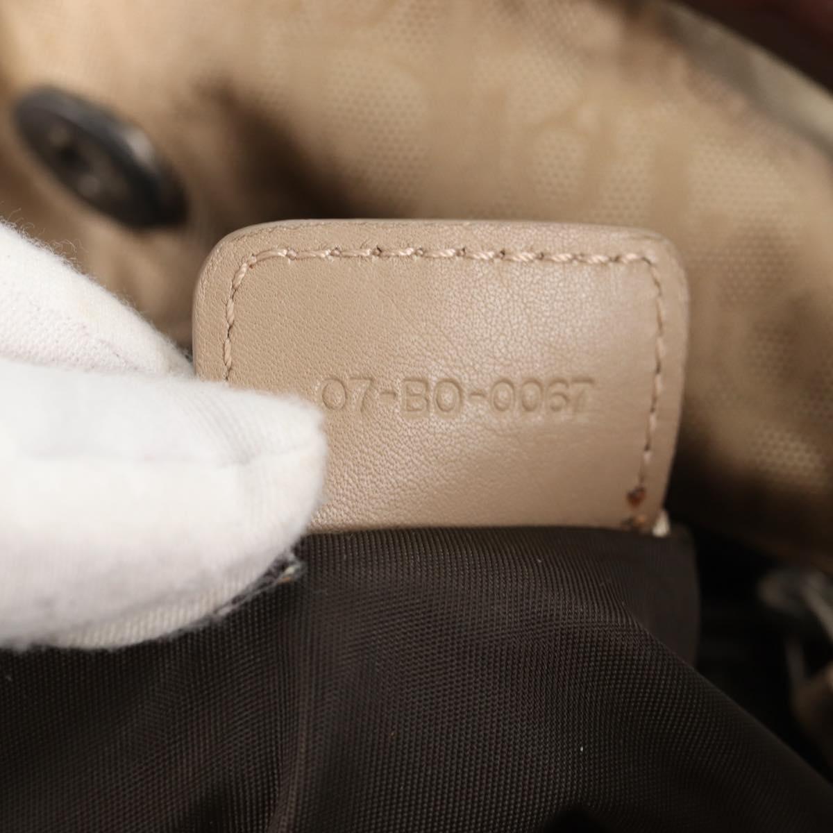 Dior Trotter, Beige, Canvas, handbag
