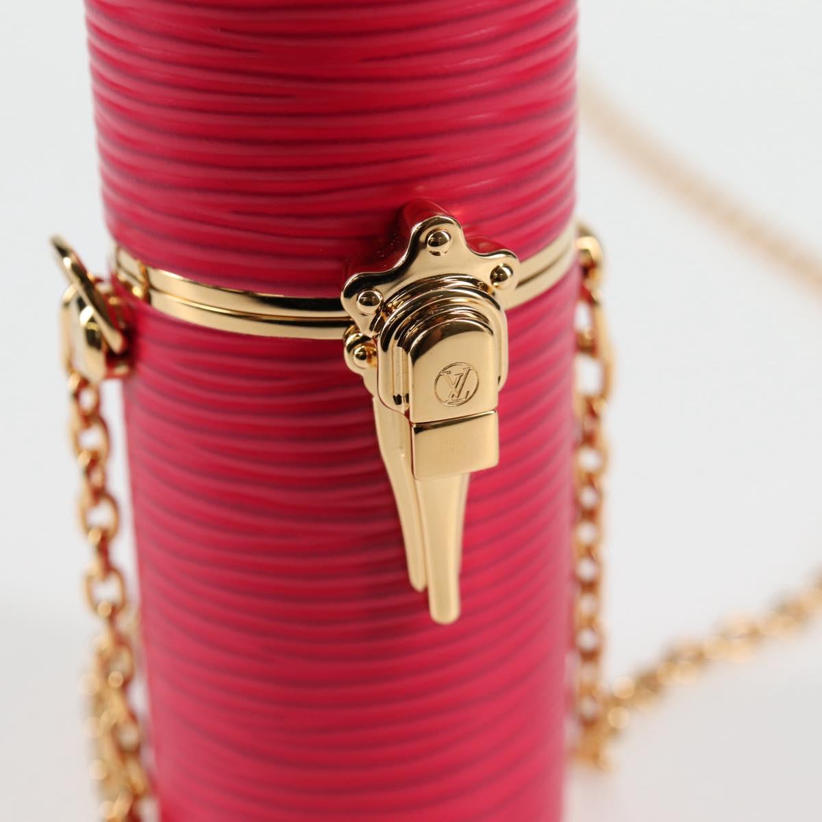 Louis Vuitton Lipstick, Red, Leather, clutch