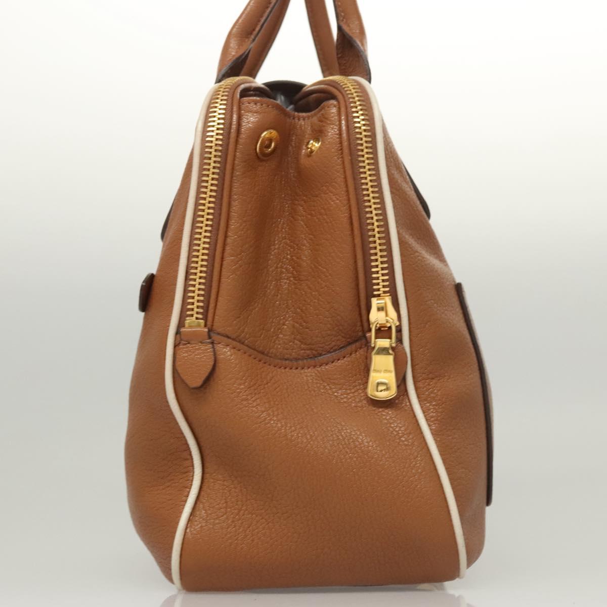 Miu Miu, Brown, Leather, handbag