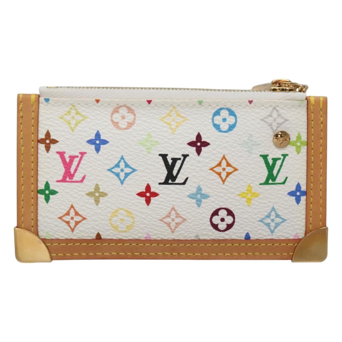 Louis Vuitton Pochette Clés, Multicolour, Canvas, wallet