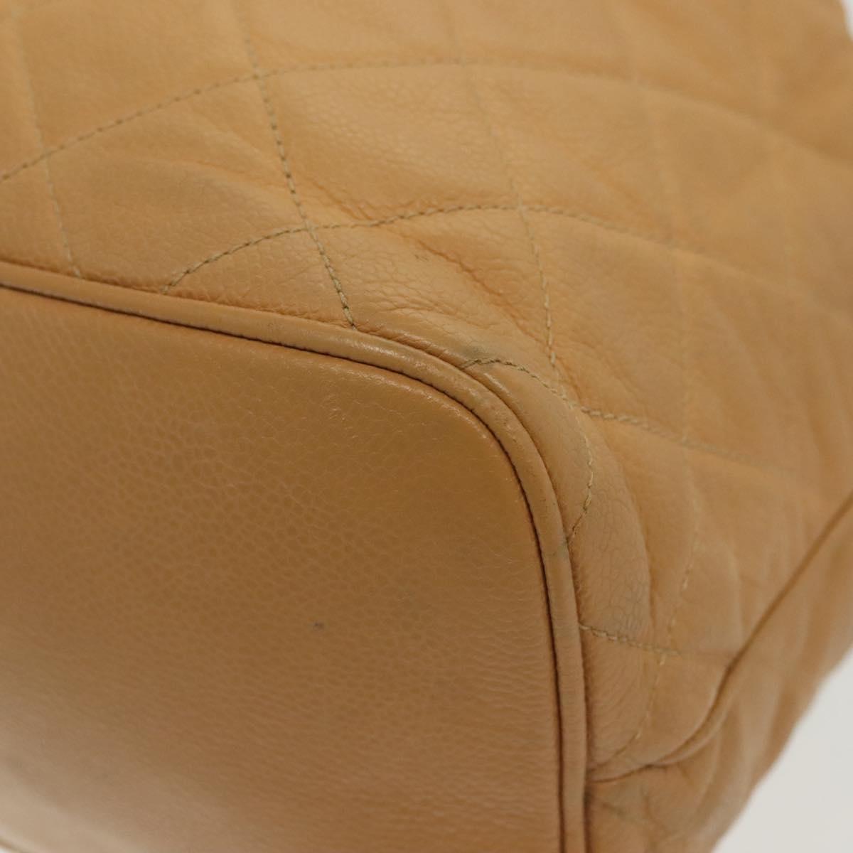 Chanel Vintage, Yellow, Leather, backpack