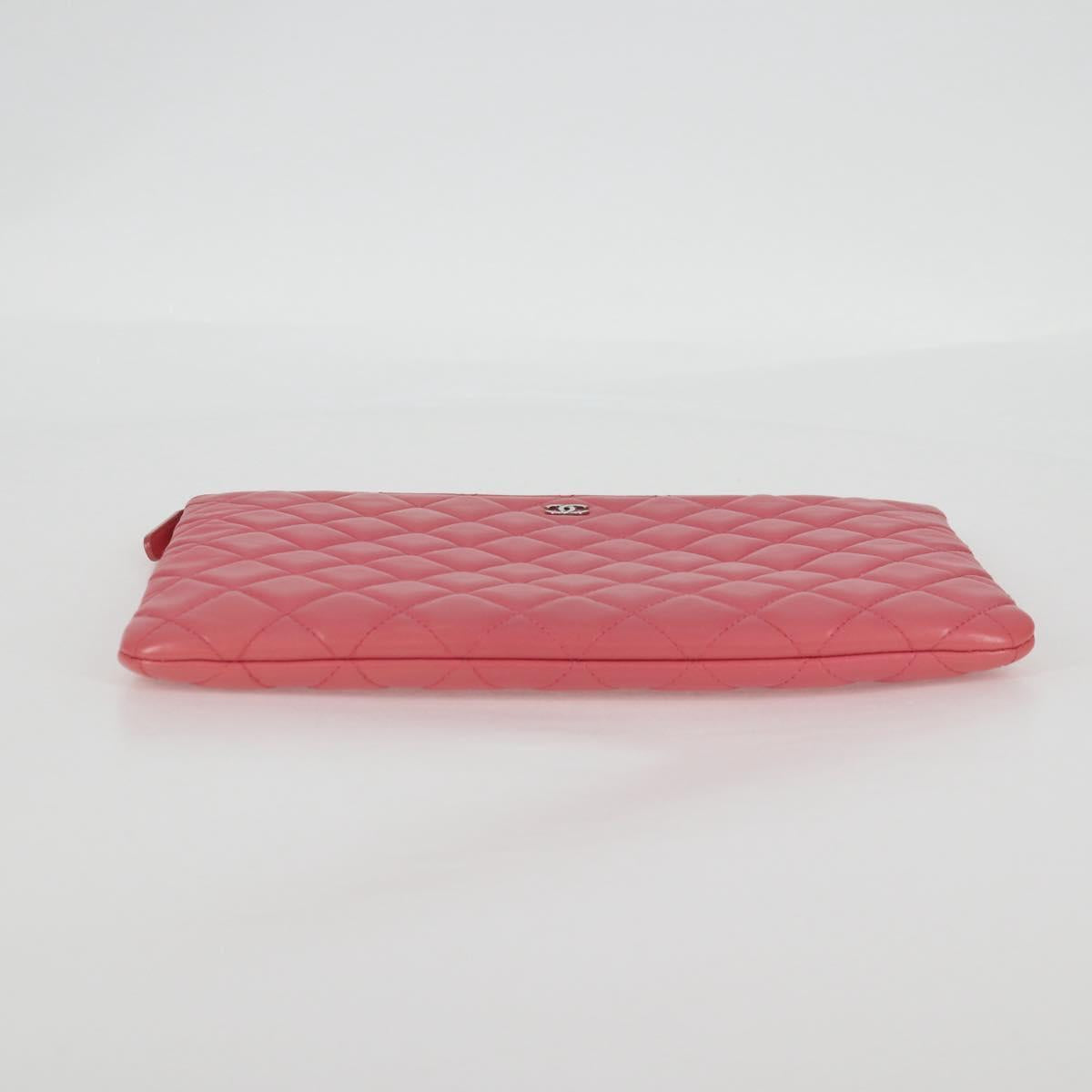 Chanel, Pink, Leather, clutch