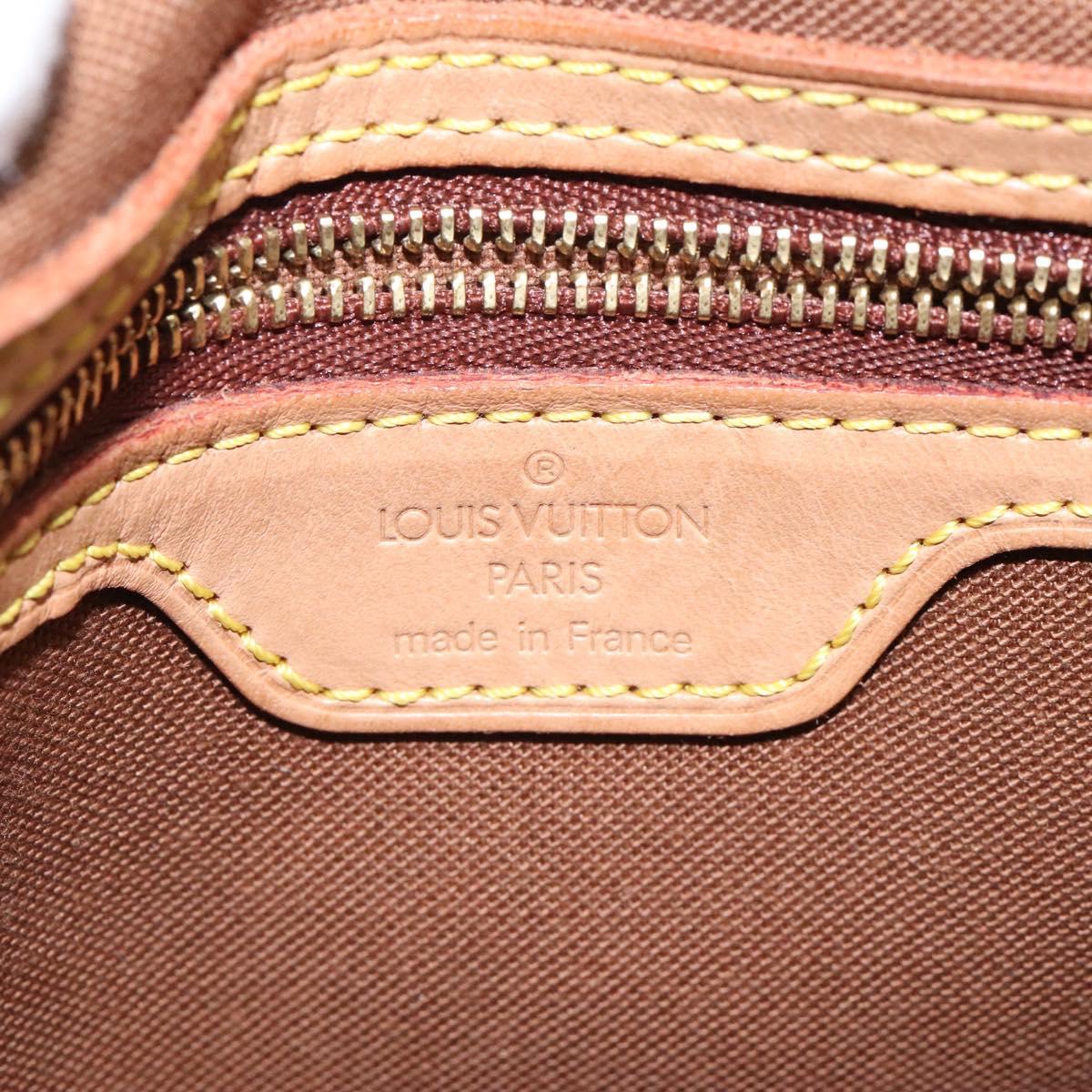 Louis Vuitton Mini looping, Brown, Canvas, shoulder