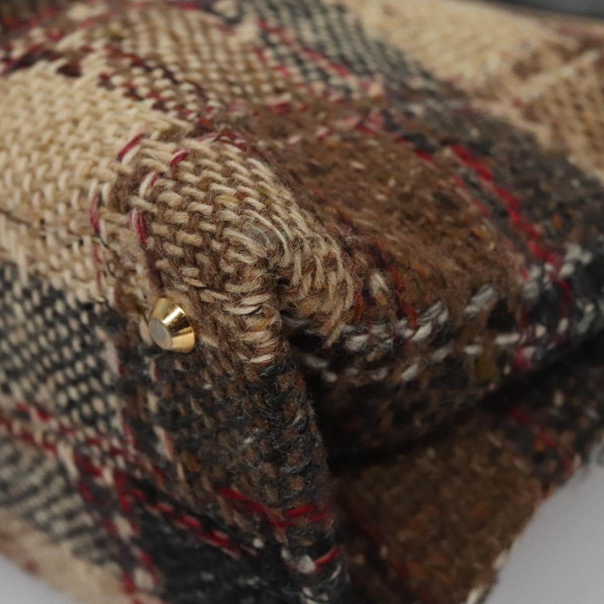 Burberry Nova Check Tote canvas check pattern, MULTICOLOUR, WOOL, Tote bag