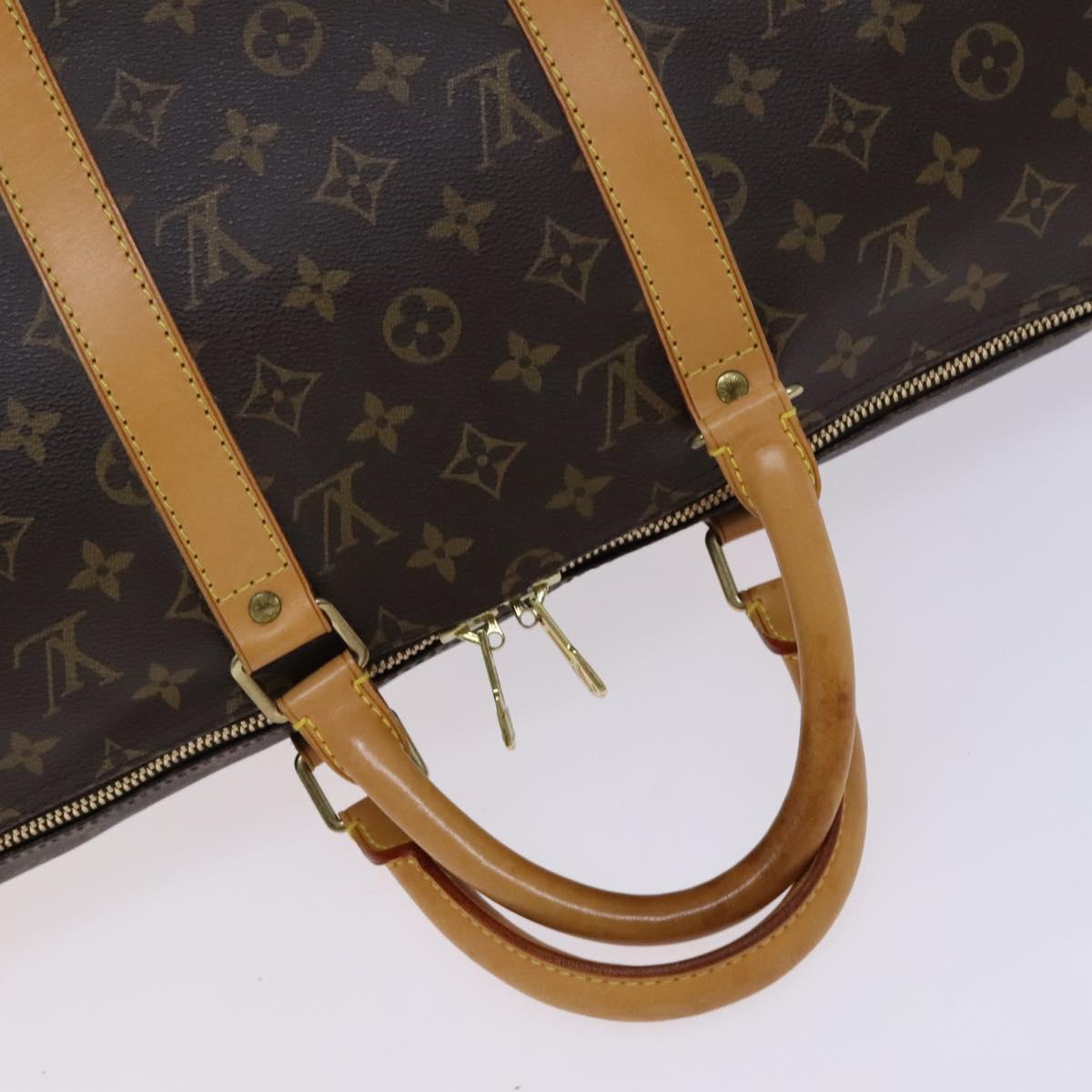 Louis Vuitton Keepall 50, Brown, Canvas, travel