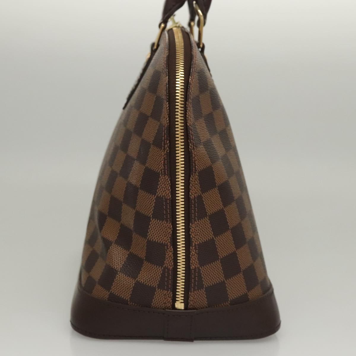Louis Vuitton Alma, Brown, Canvas, handbag