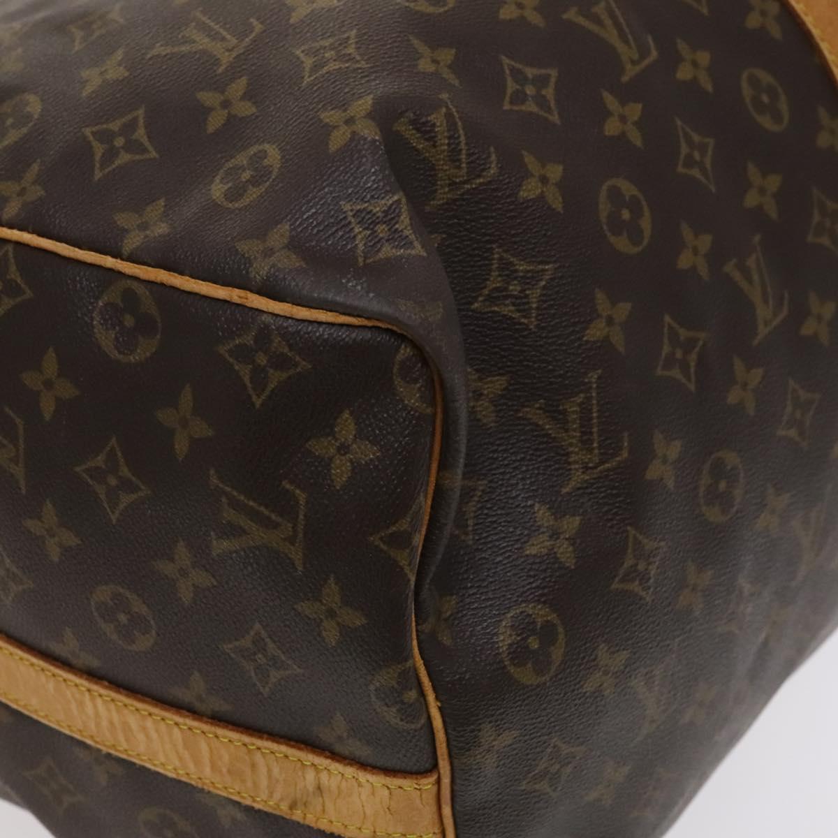 Louis Vuitton Keepall Bandoulière 60, Brown, Canvas, travel