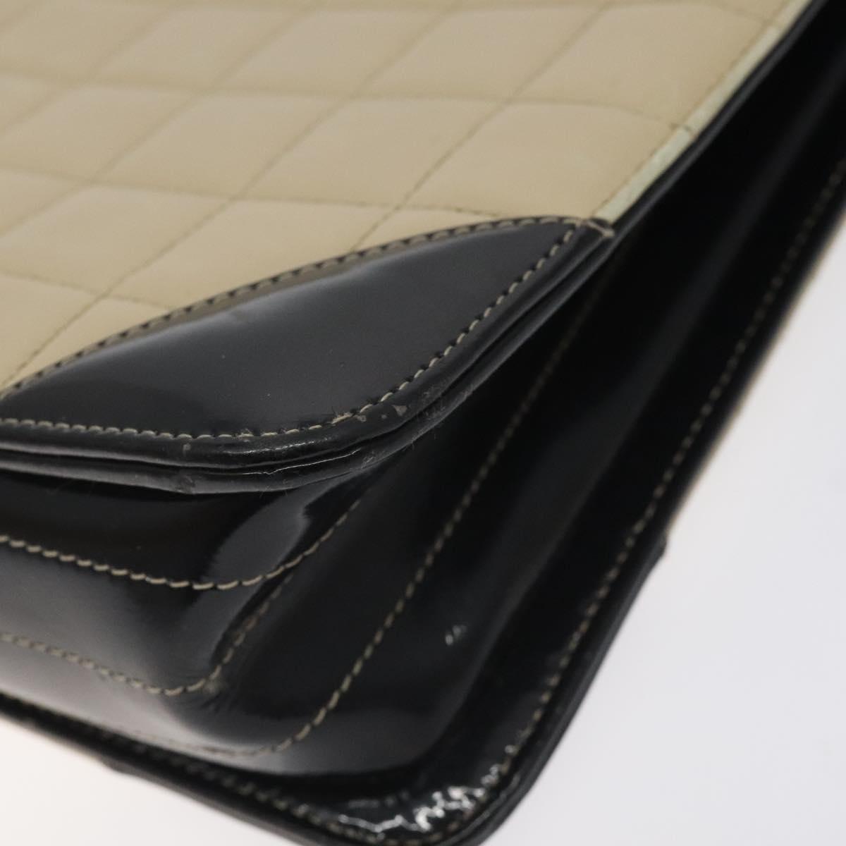 Chanel Chocolate bar, White, Leather, tote