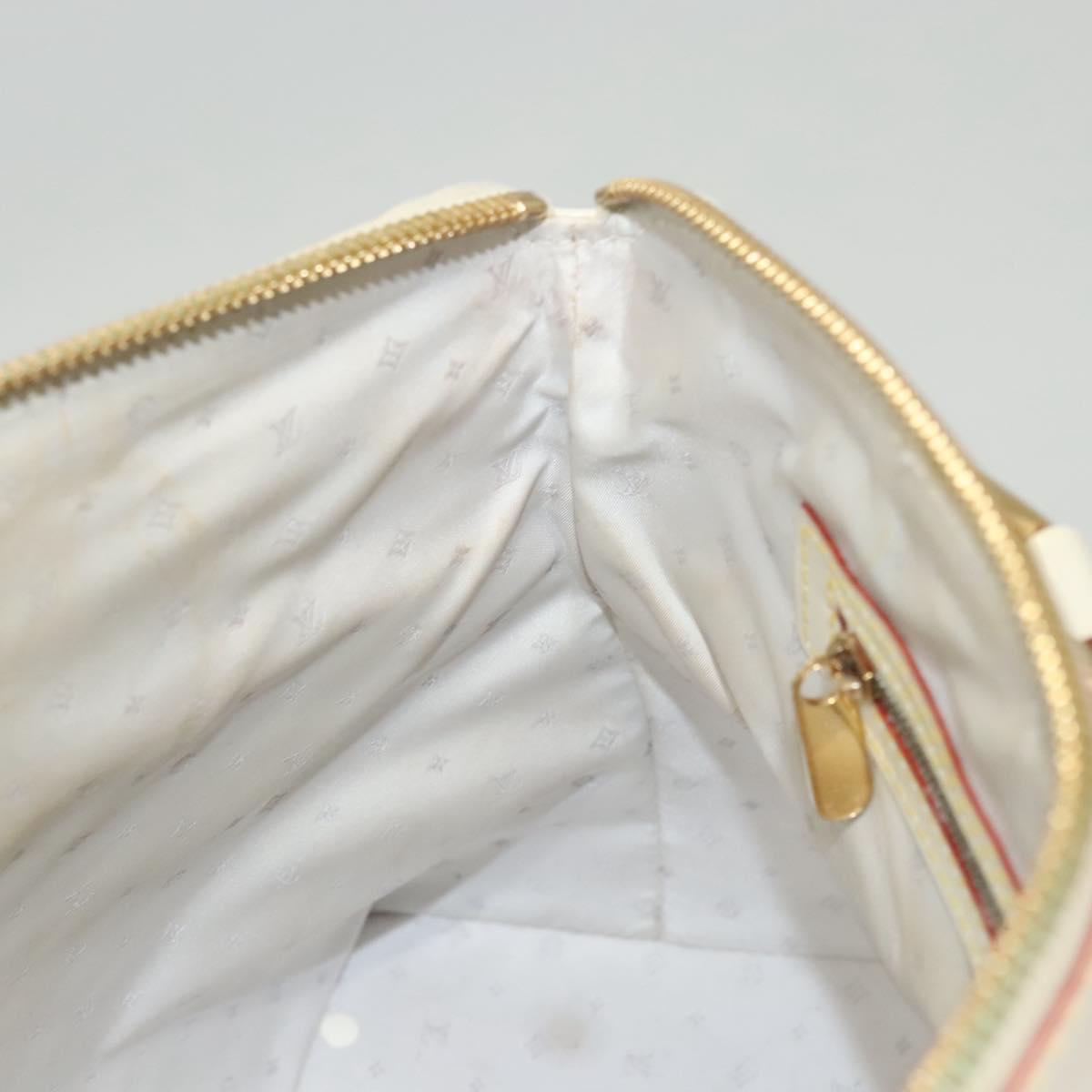 Louis Vuitton Lockit, White, Leather, handbag