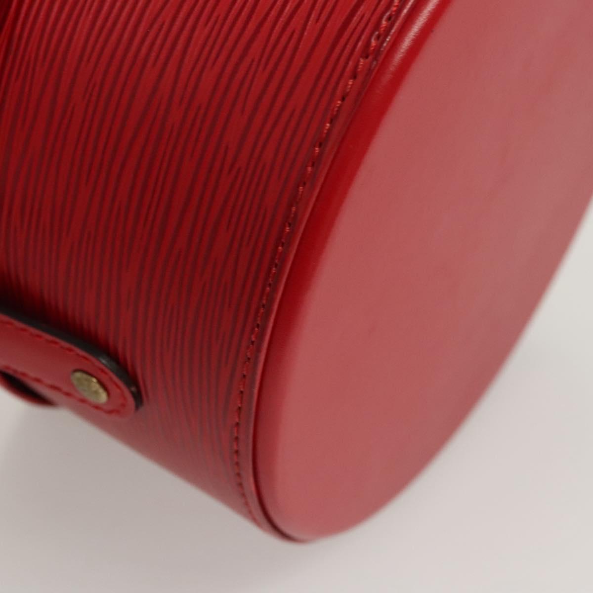 Louis Vuitton Vanity, Red, Leather, handbag