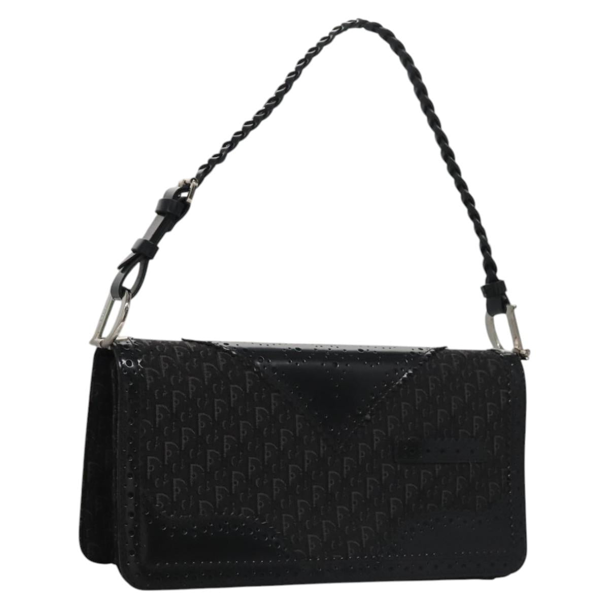 Dior Trotter, Black, Canvas, shoulder