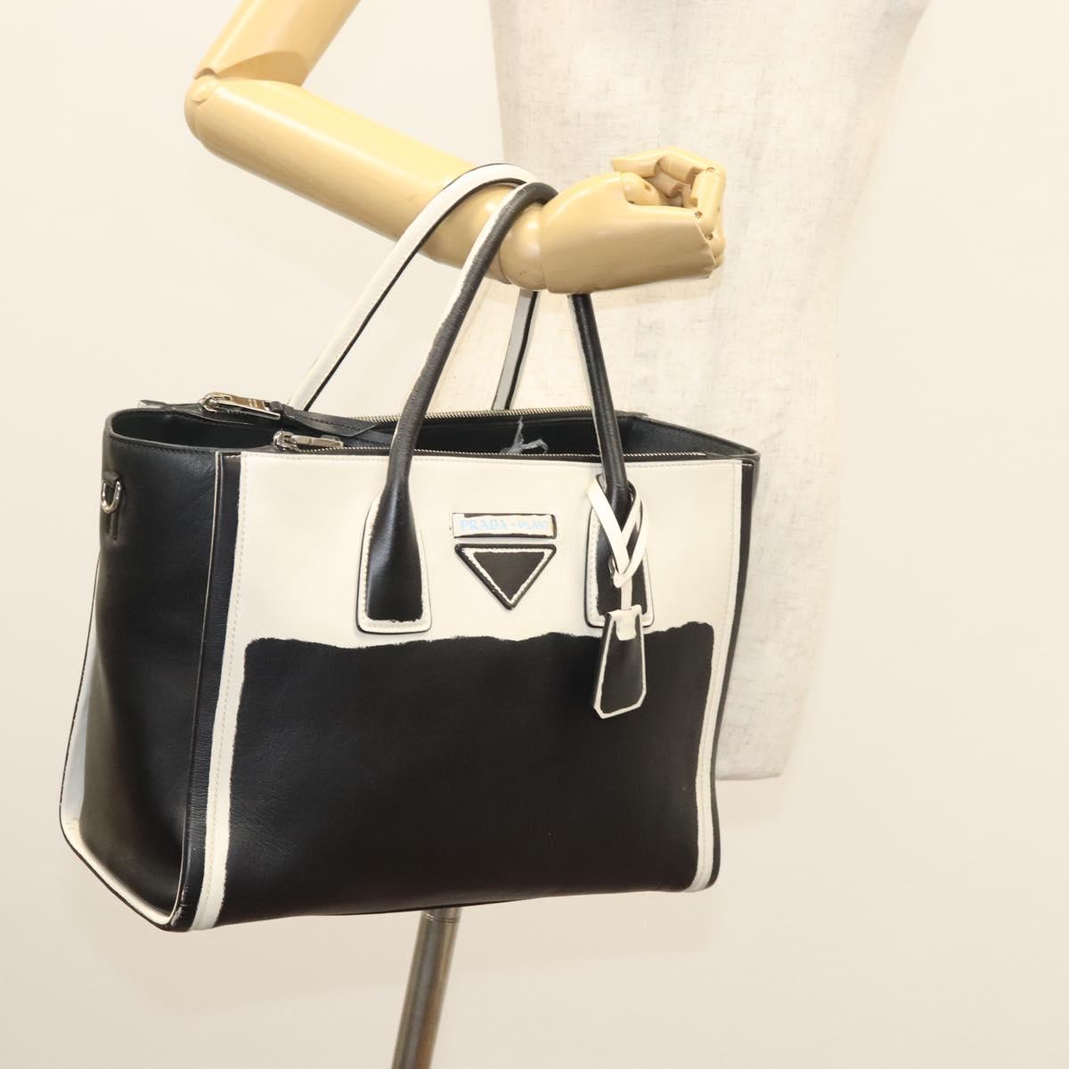 Prada Concept, Black, Leather, handbag