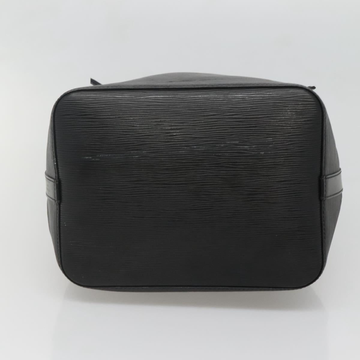 Louis Vuitton Petit Noé, Black, Leather, shoulder