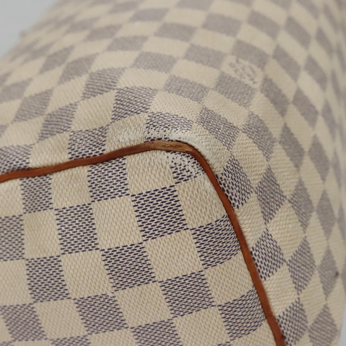 Louis Vuitton Speedy 30, White, Canvas, handbag