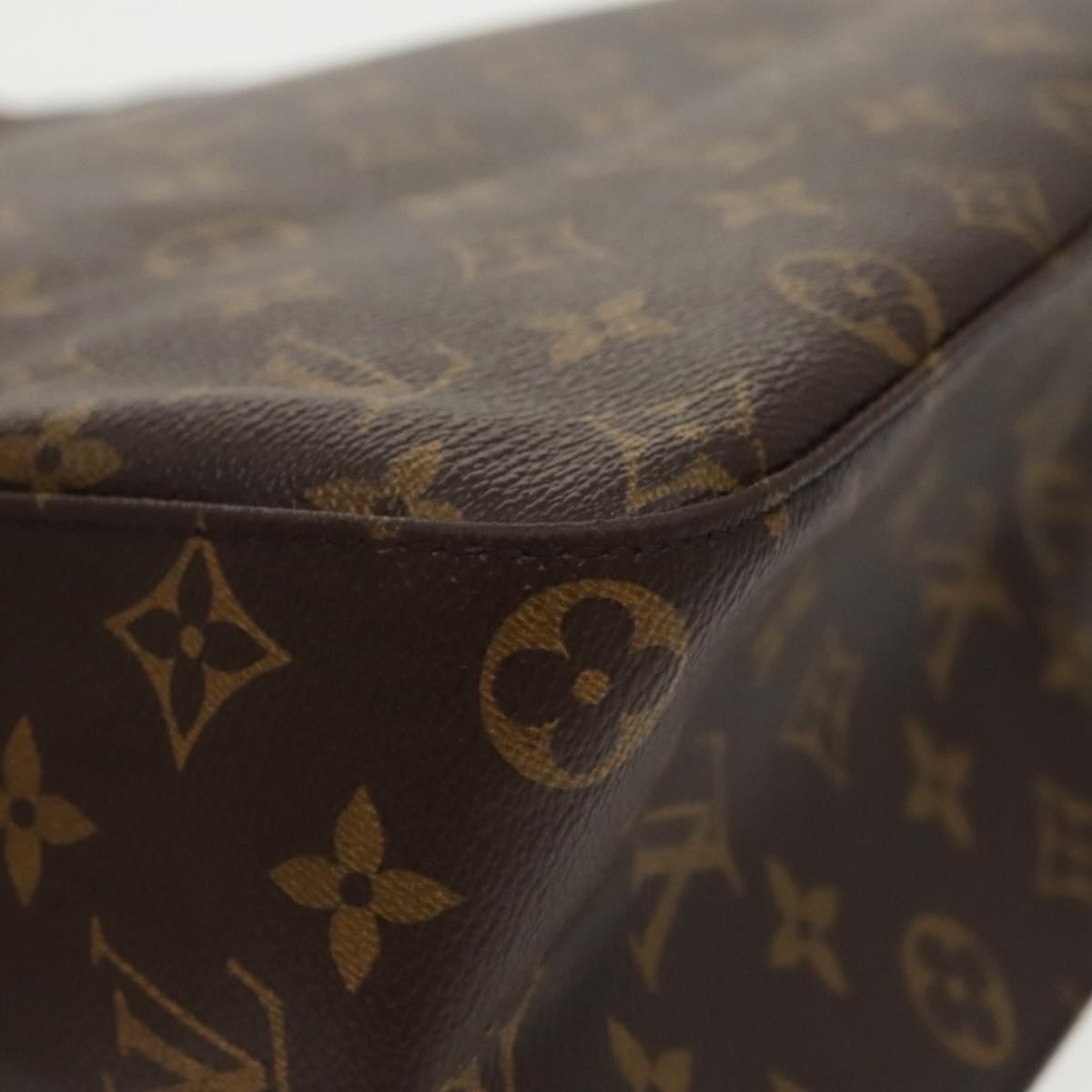 Louis Vuitton Looping GM, Brown, Canvas, handbag