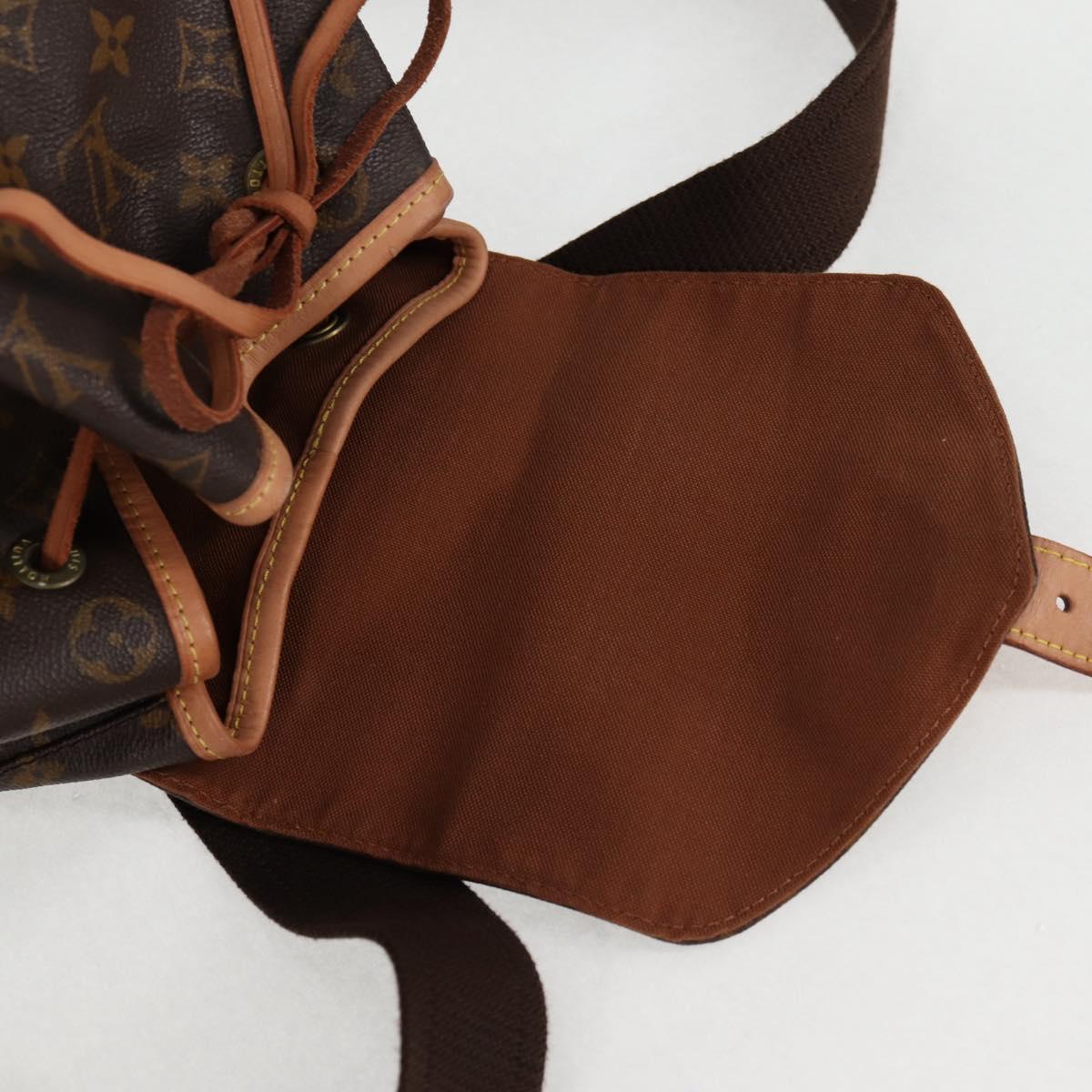 Louis Vuitton Montsouris GM, Brown, Canvas, backpack