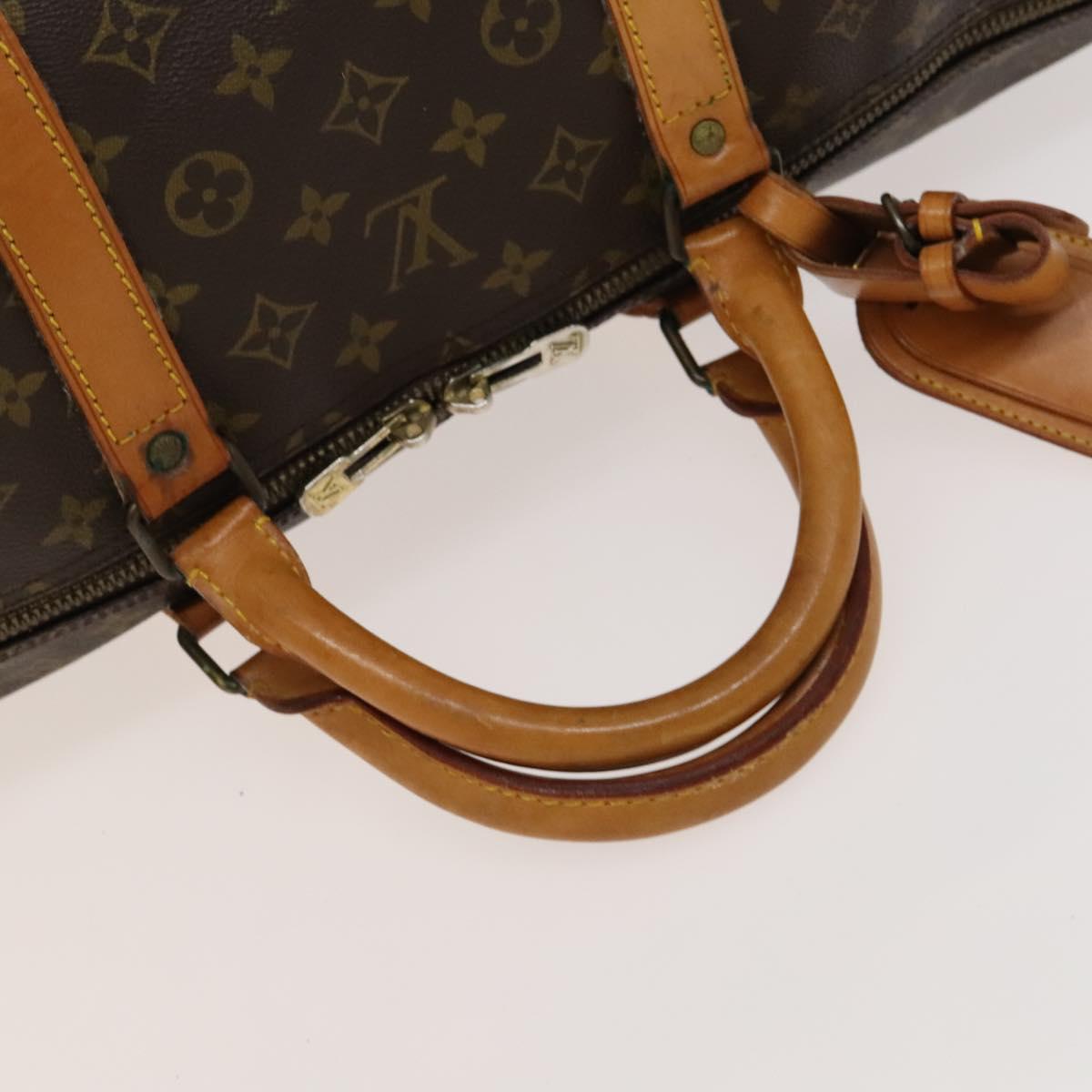Louis Vuitton Keepall 60, Brown, Canvas, travel