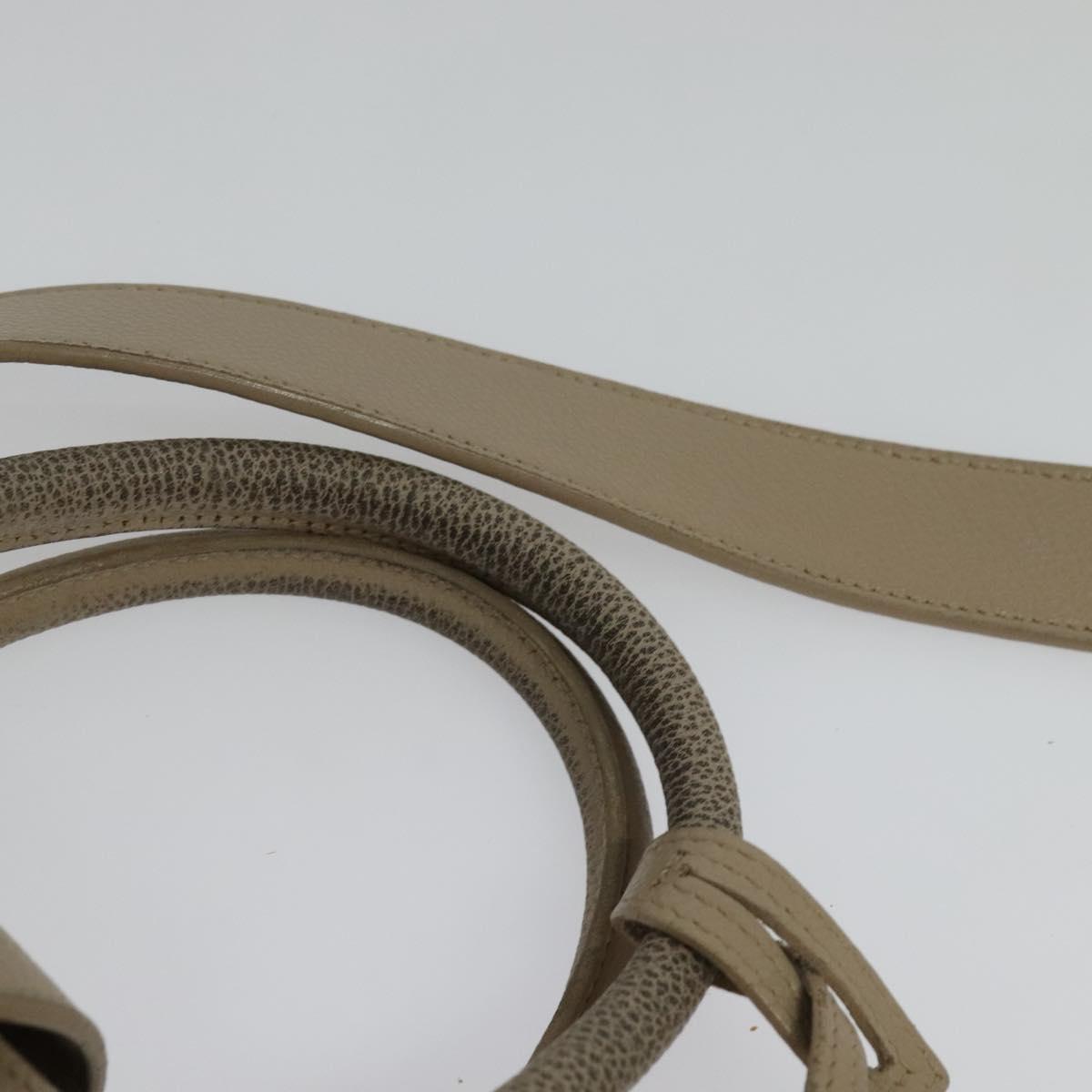 Yves Saint Laurent Downtown, Beige, Leather, handbag