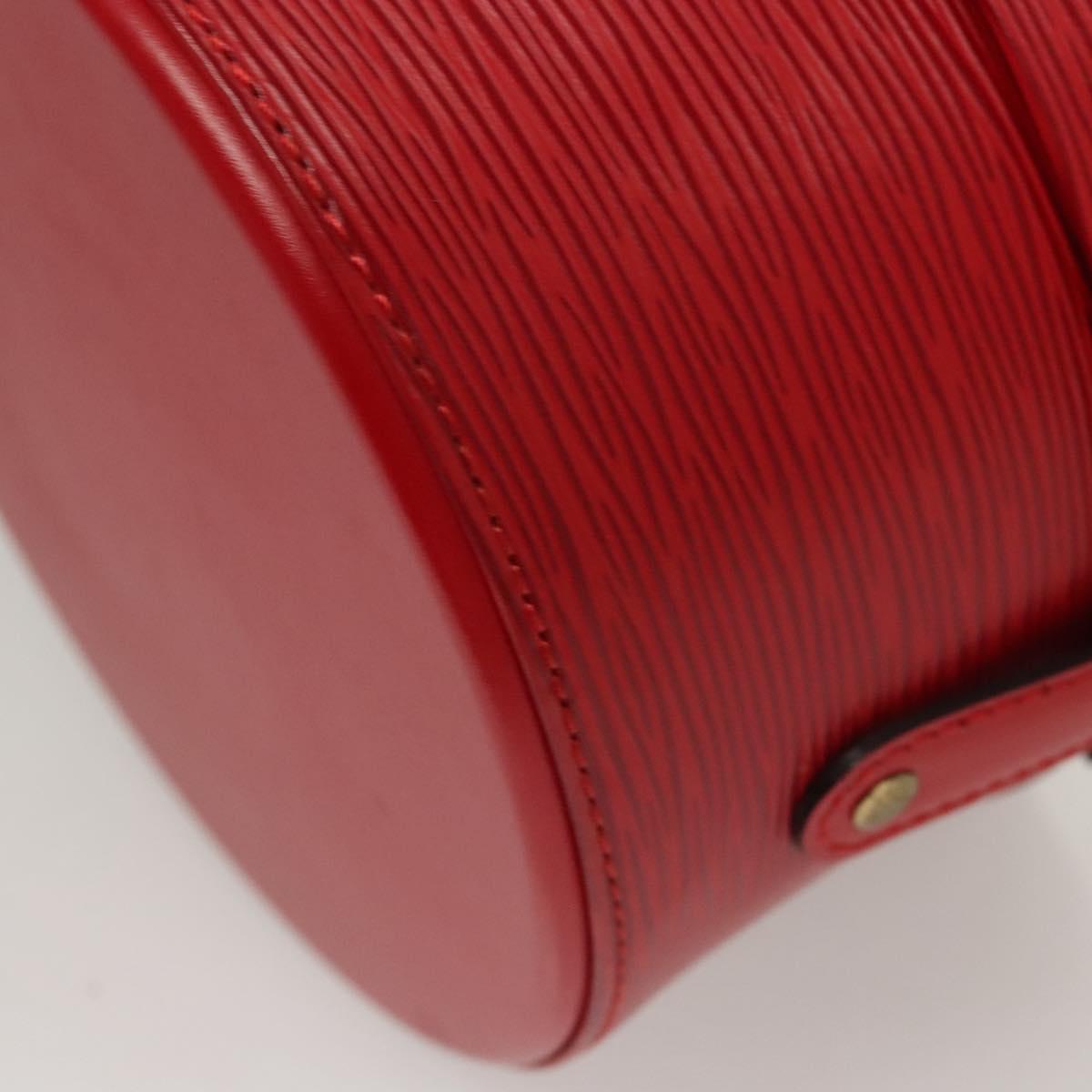 Louis Vuitton Vanity, Red, Leather, handbag