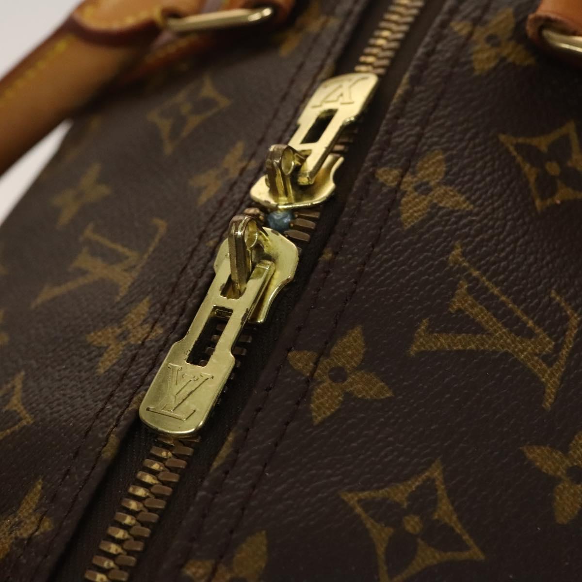Louis Vuitton Keepall 60, Brown, Canvas, travel