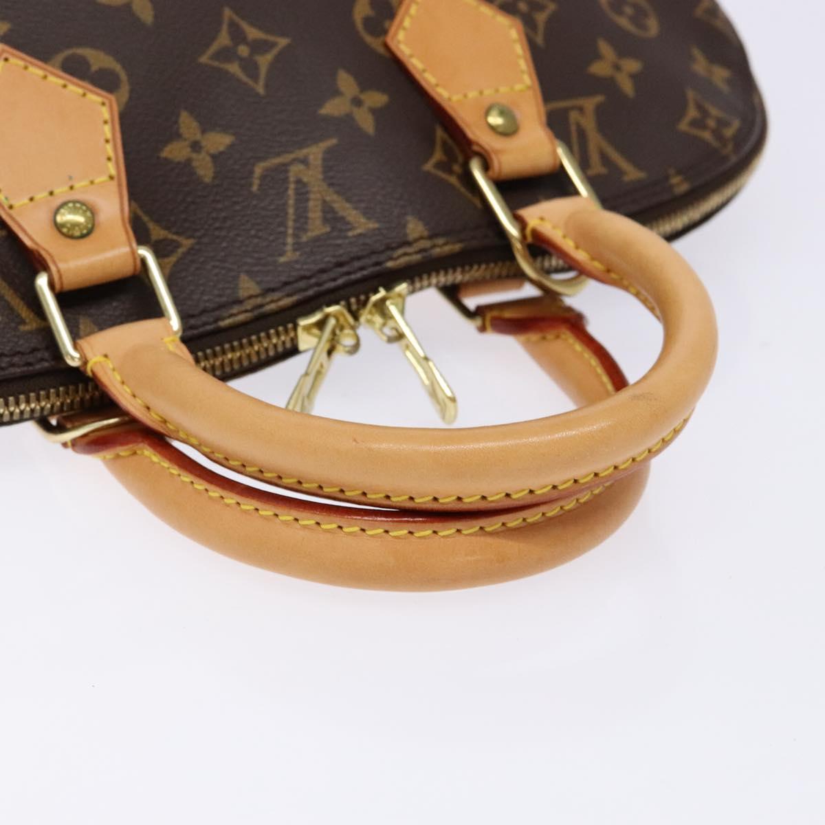 Louis Vuitton Alma, Brown, Canvas, handbag