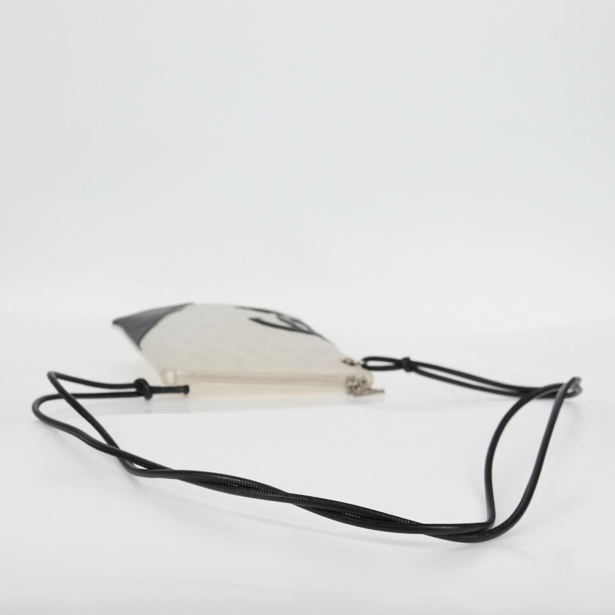 Chanel Cambon, White, Leather, shoulder