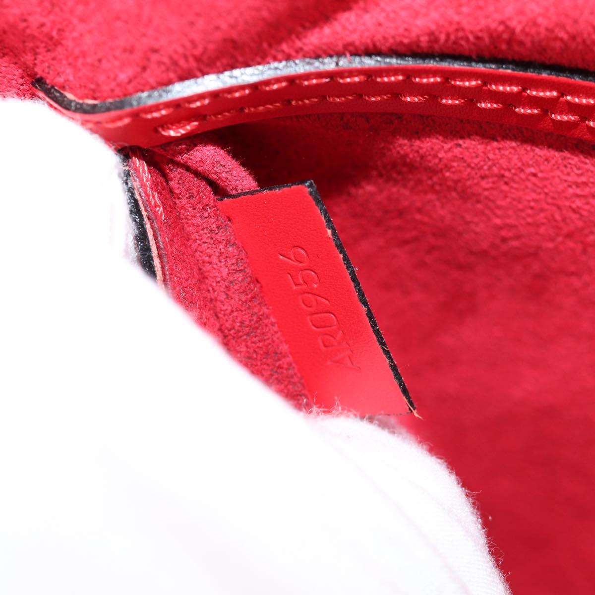 Louis Vuitton Alma, Red, Leather, handbag