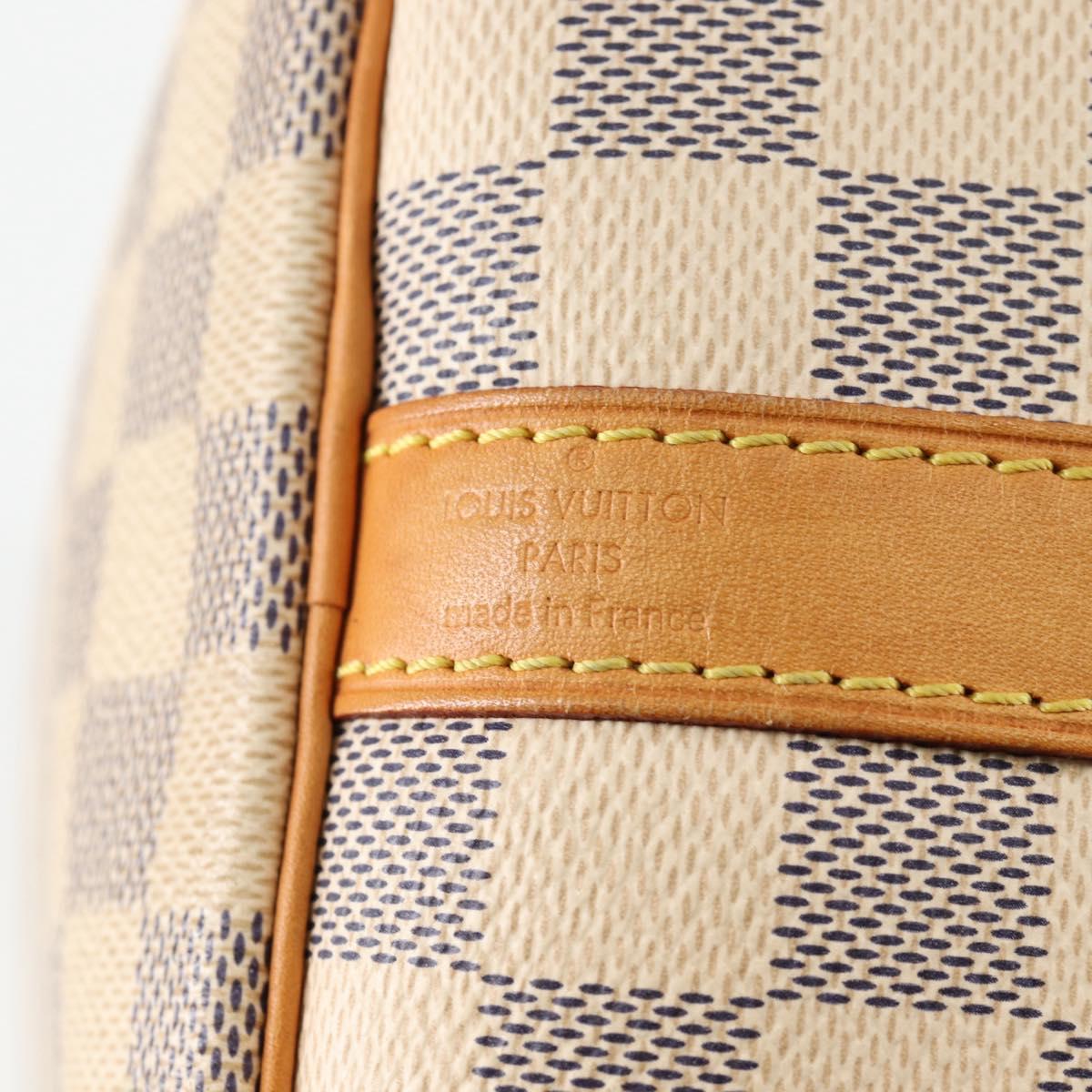 Louis Vuitton Speedy 30, White, Canvas, handbag