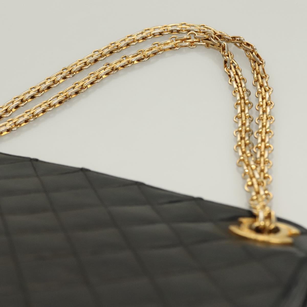 Chanel Vintage, Black, Leather, handbag