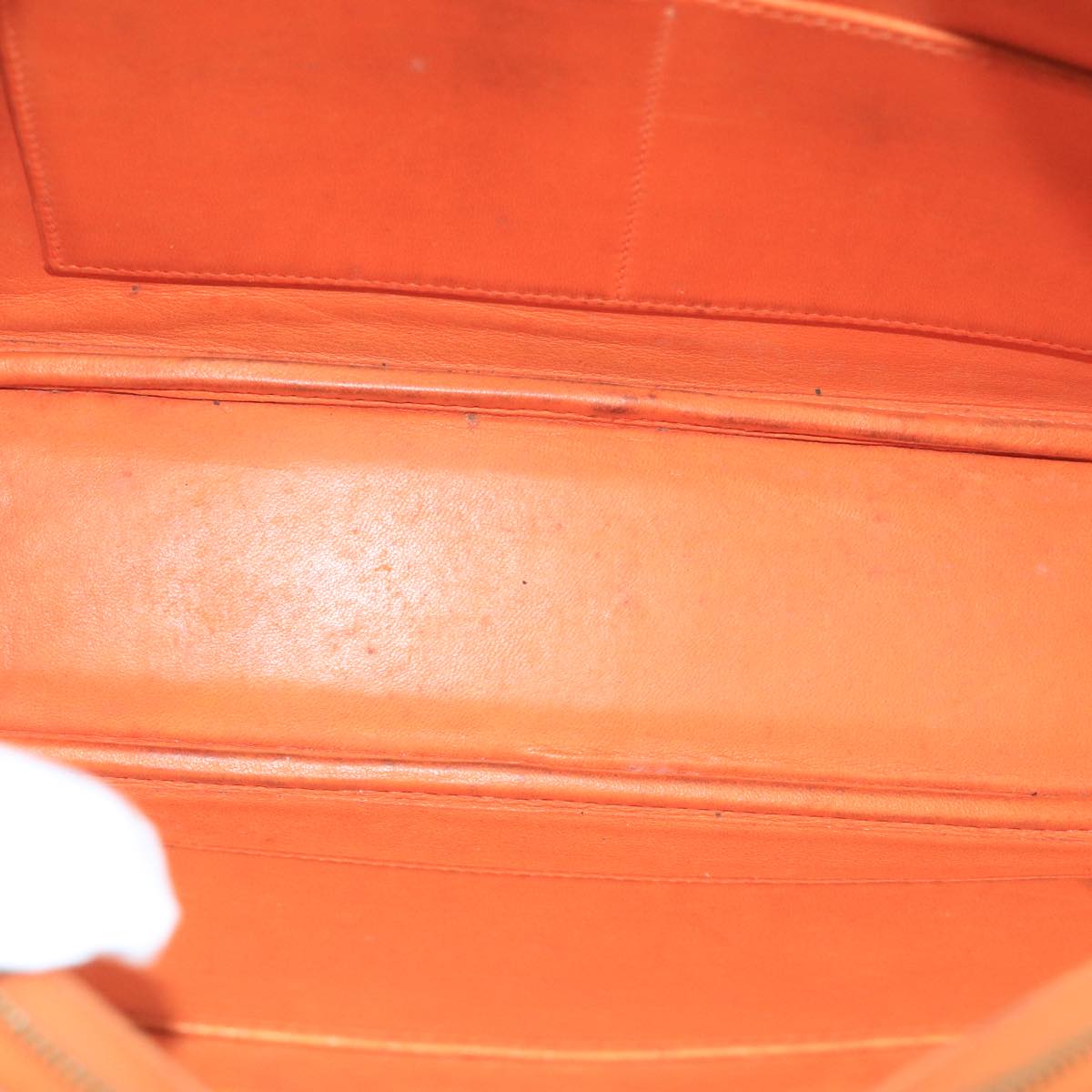 Hermès Plume, Orange, Leather, handbag