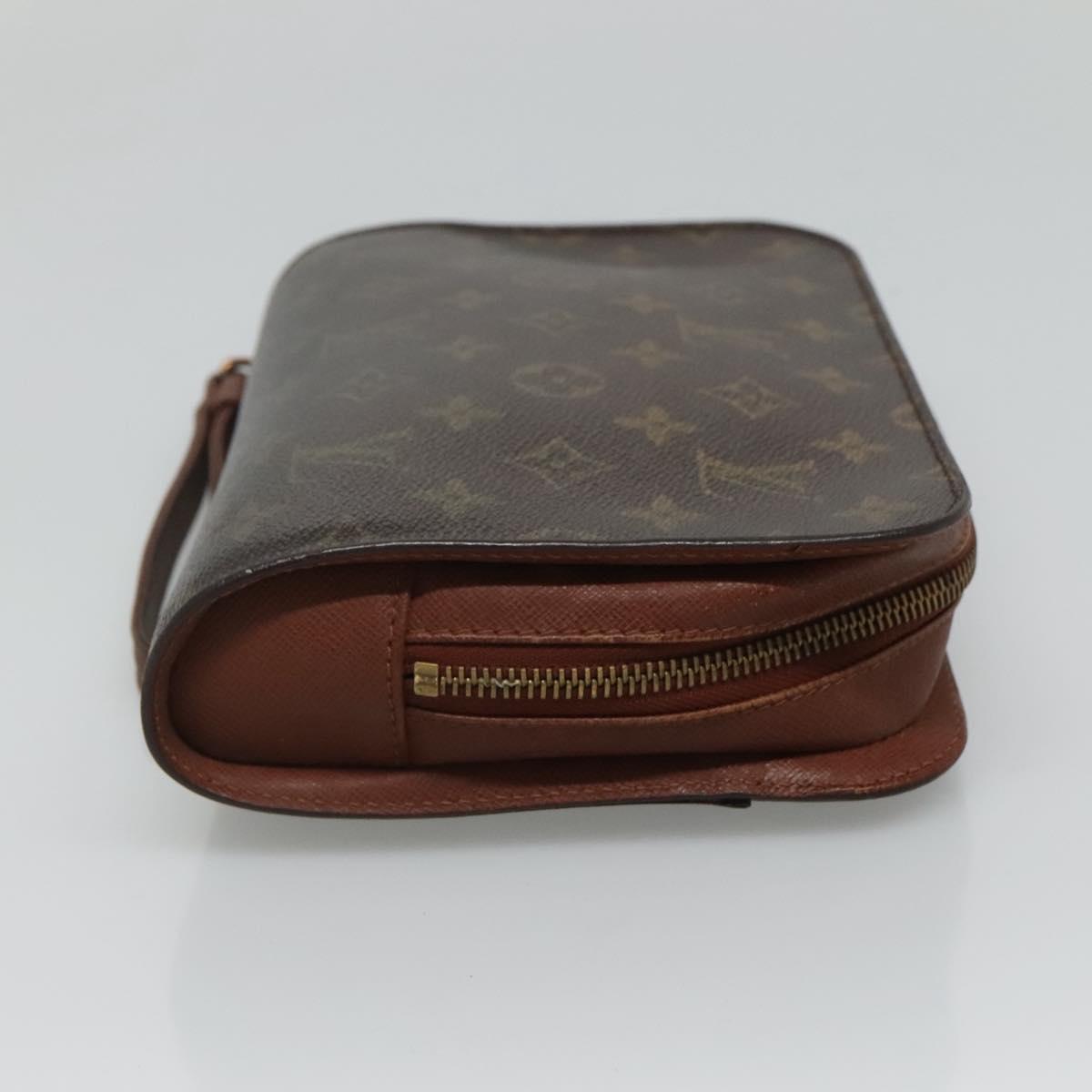 Louis Vuitton Orsay, Brown, Canvas, clutch