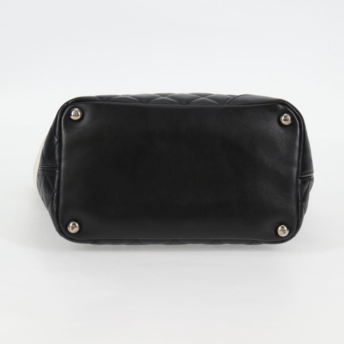 Chanel Cambon, Black, Leather, tote