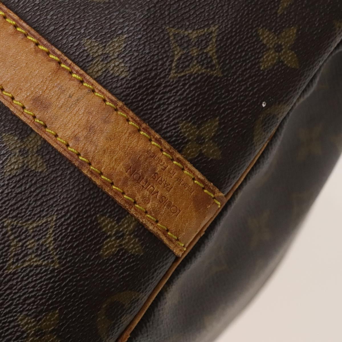 Louis Vuitton Keepall Bandoulière 60, Brown, Canvas, travel
