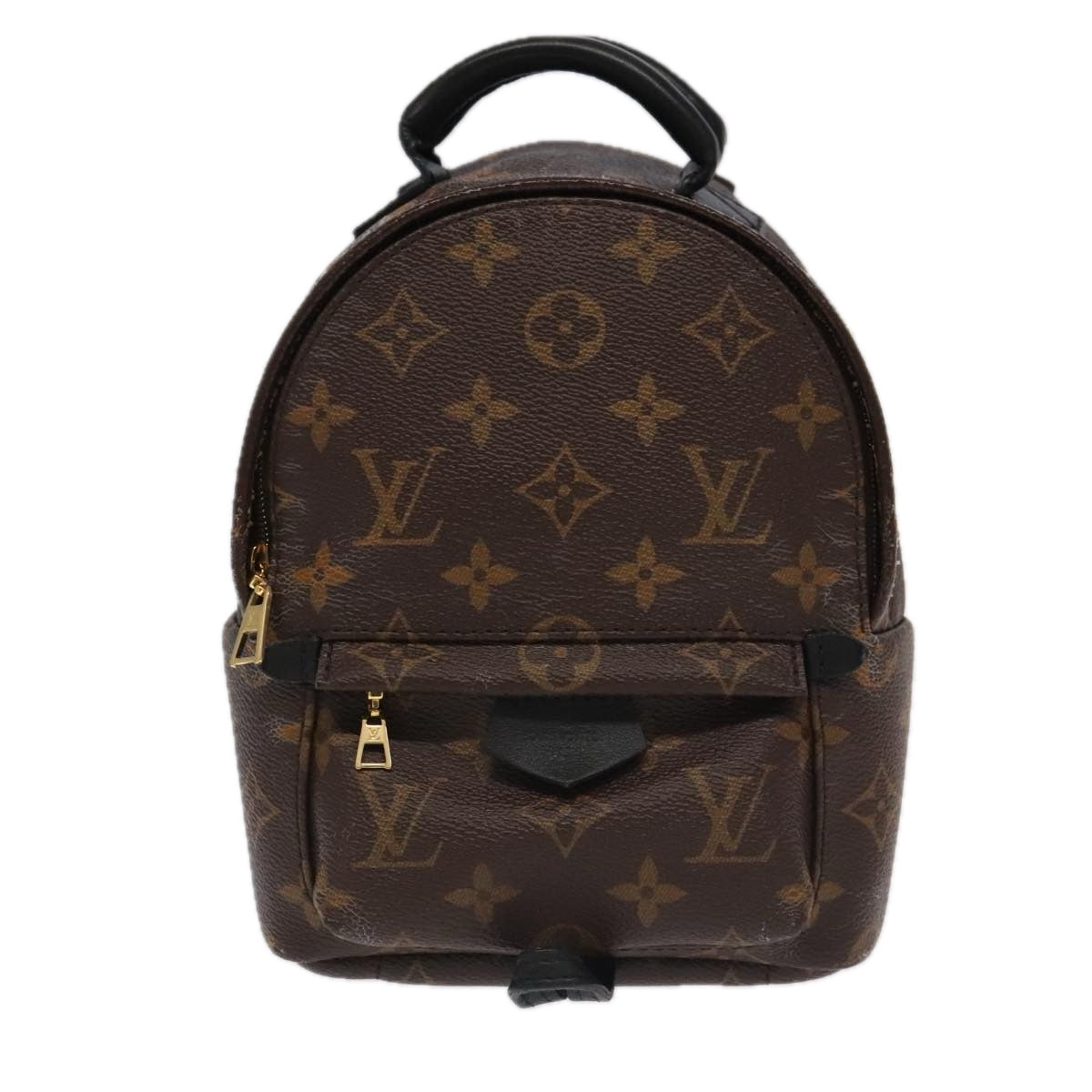 Louis Vuitton Palm Springs mini, Brown, Canvas, backpack