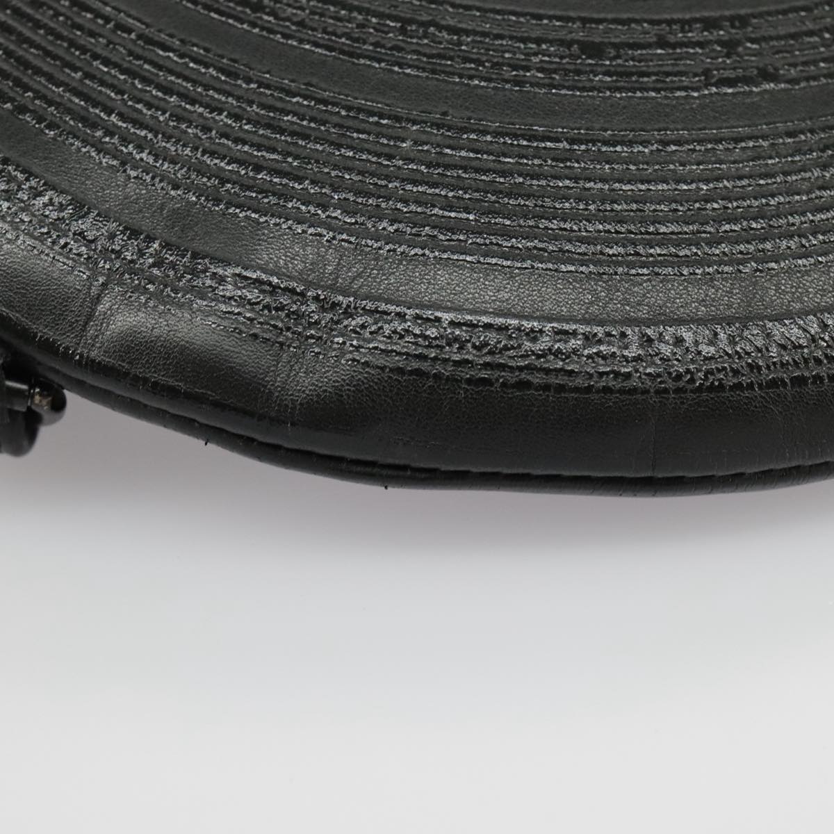 Louis Vuitton Pochette, Black, Leather, clutch