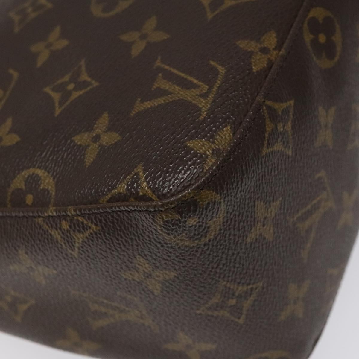 Louis Vuitton Looping MM, Brown, Canvas, shoulder