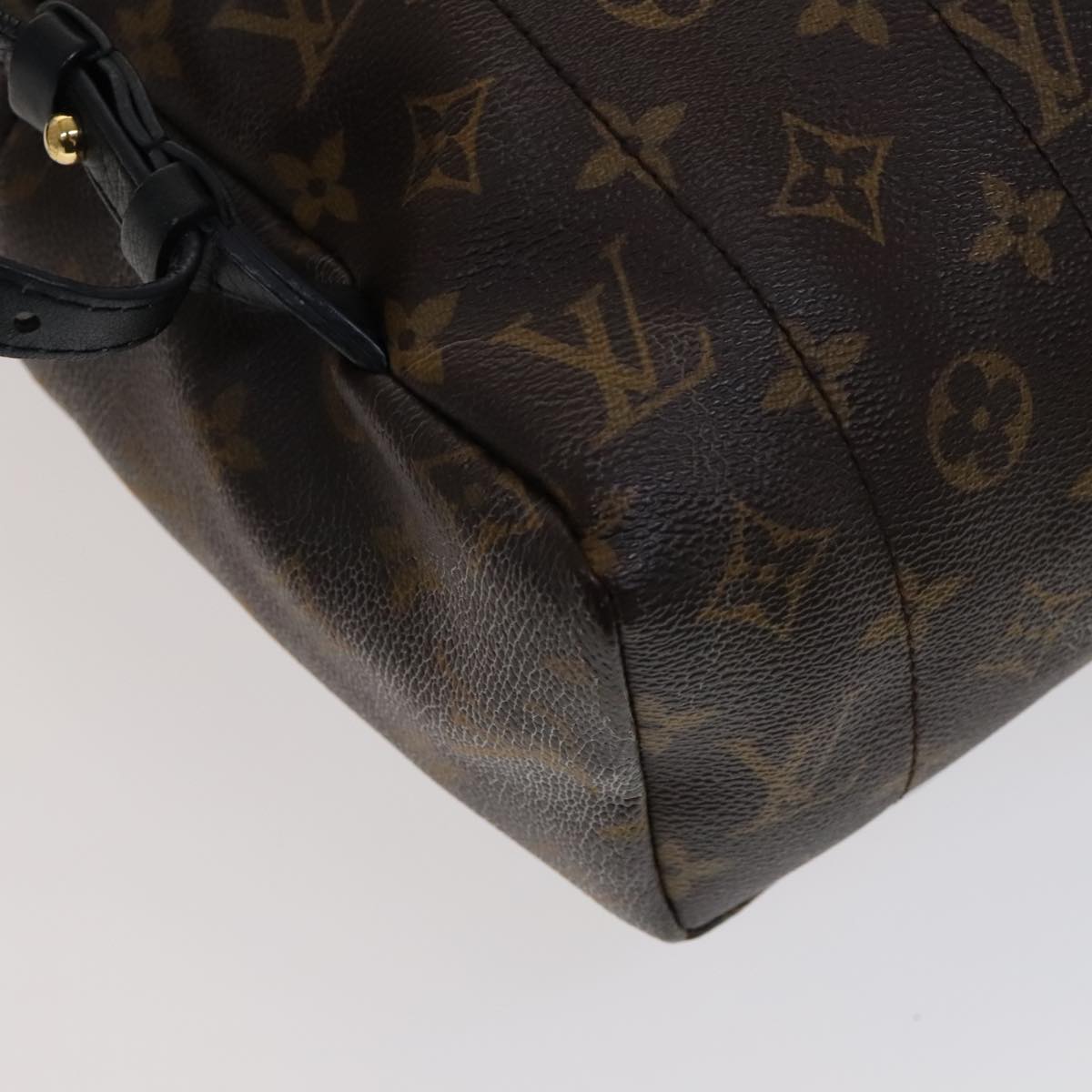Louis Vuitton Palm Springs MM, Brown, Canvas, backpack