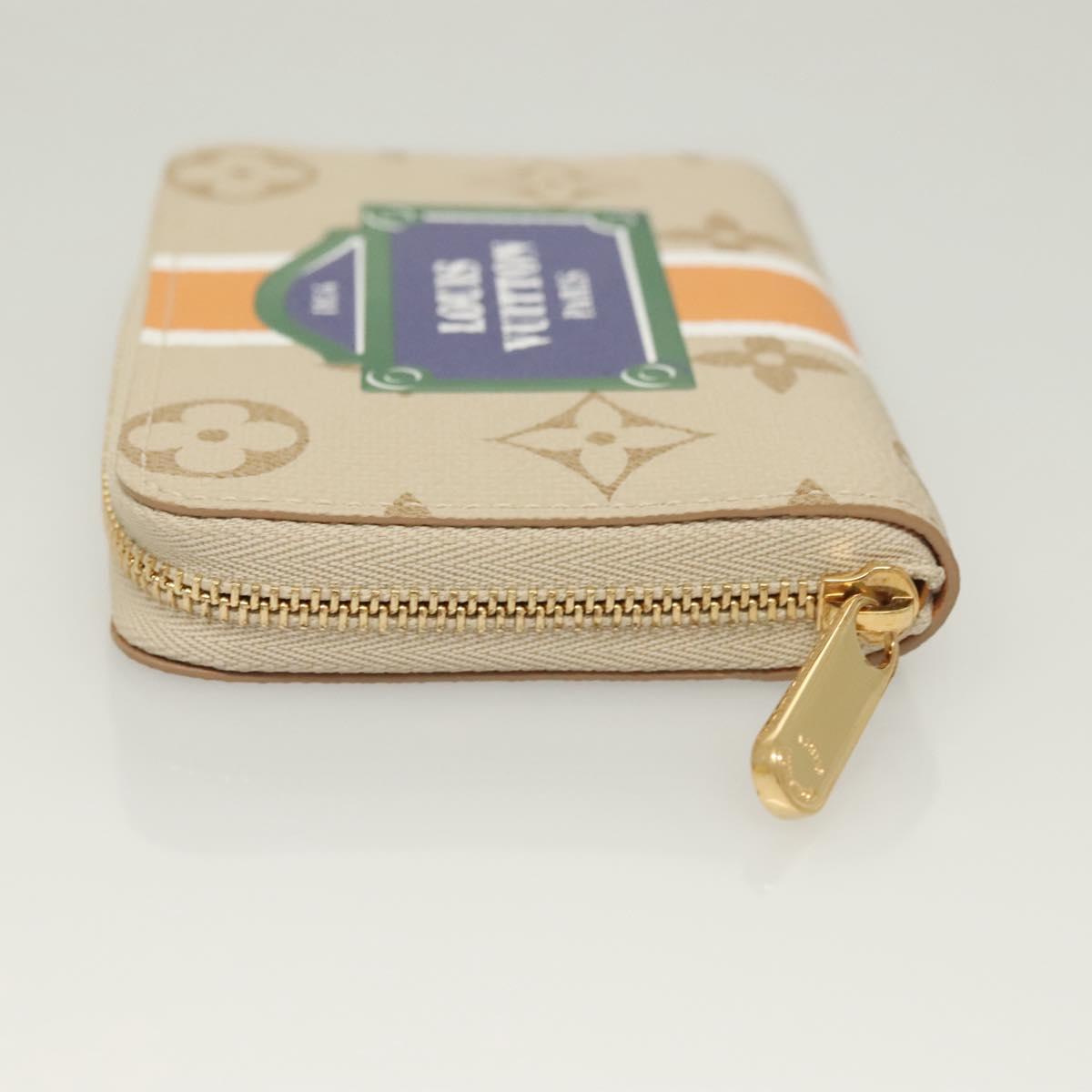 Louis Vuitton Zippy coin purse, Beige, Canvas, wallet