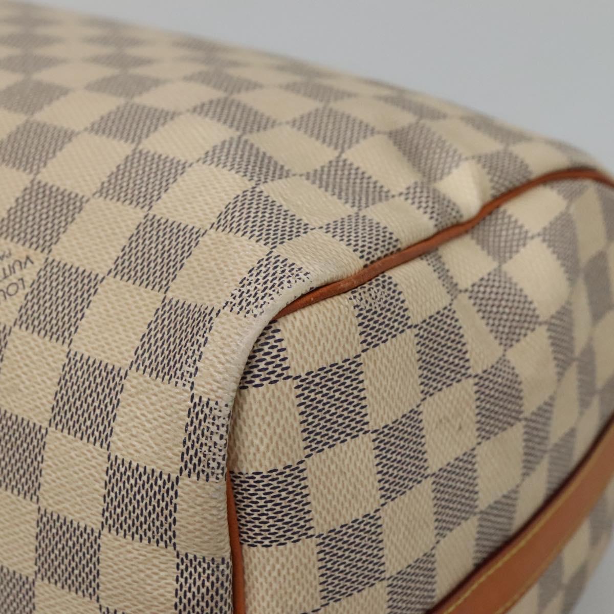 Louis Vuitton Speedy Bandoulière 30, White, Canvas, handbag