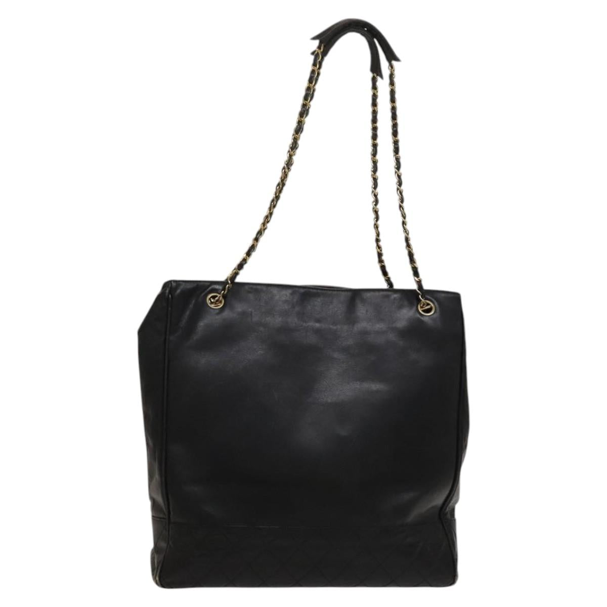 Chanel Quilted, Black, Leather, shoulder