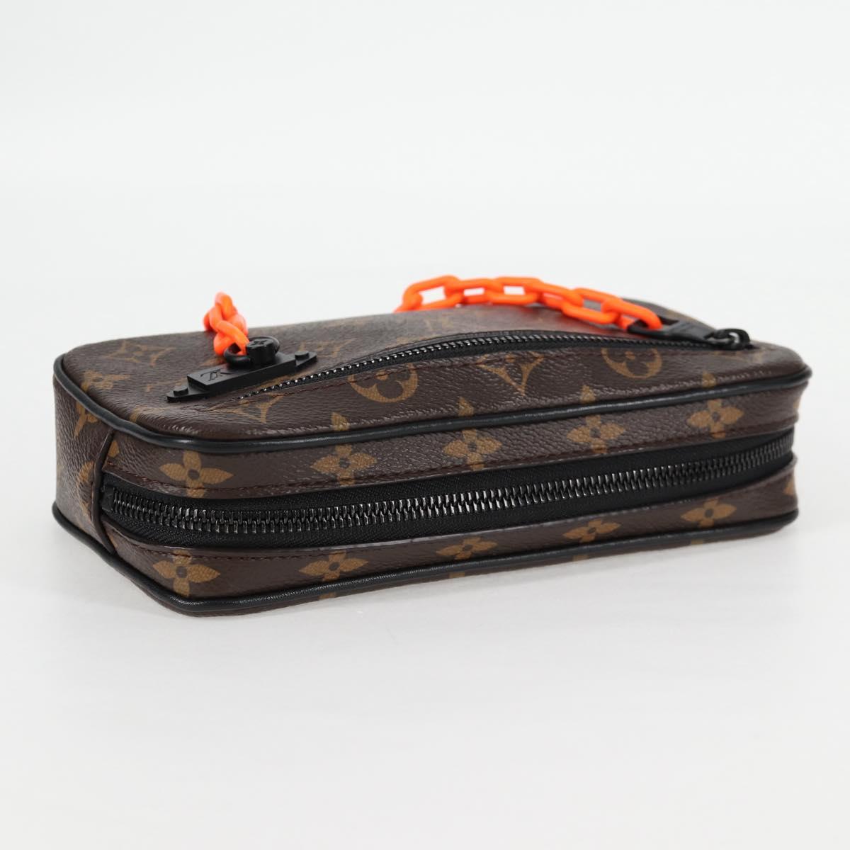 Louis Vuitton Volga, Brown, Canvas, clutch