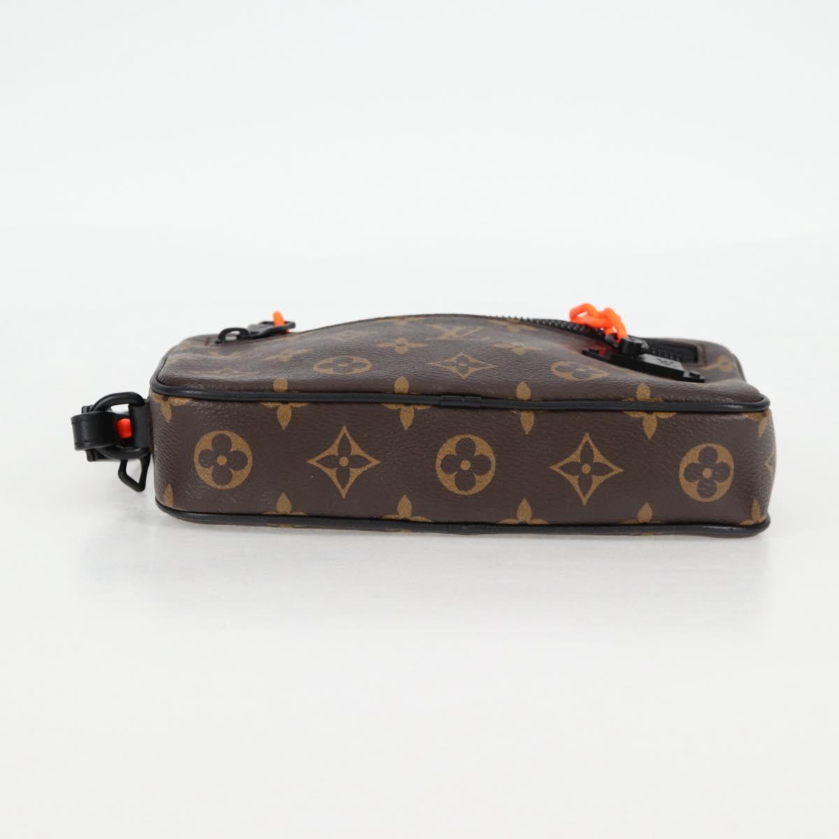 Louis Vuitton Pochette Volga, Brown, Canvas, clutch