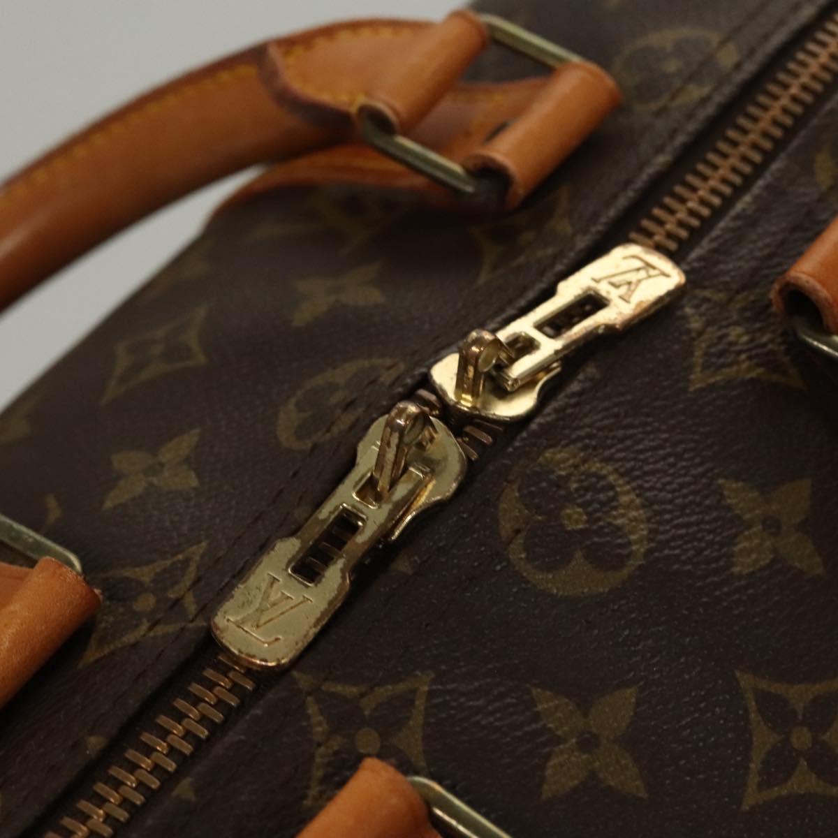 Louis Vuitton Keepall 45, Brown, Canvas, travel