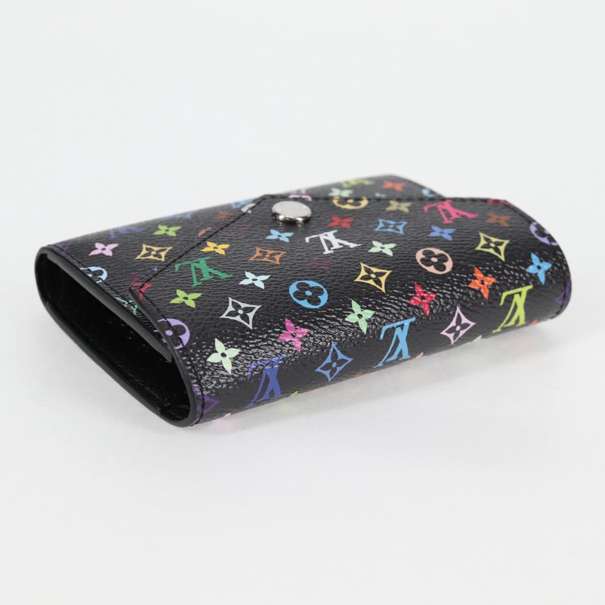 Louis Vuitton Victorine, Black, Canvas, wallet