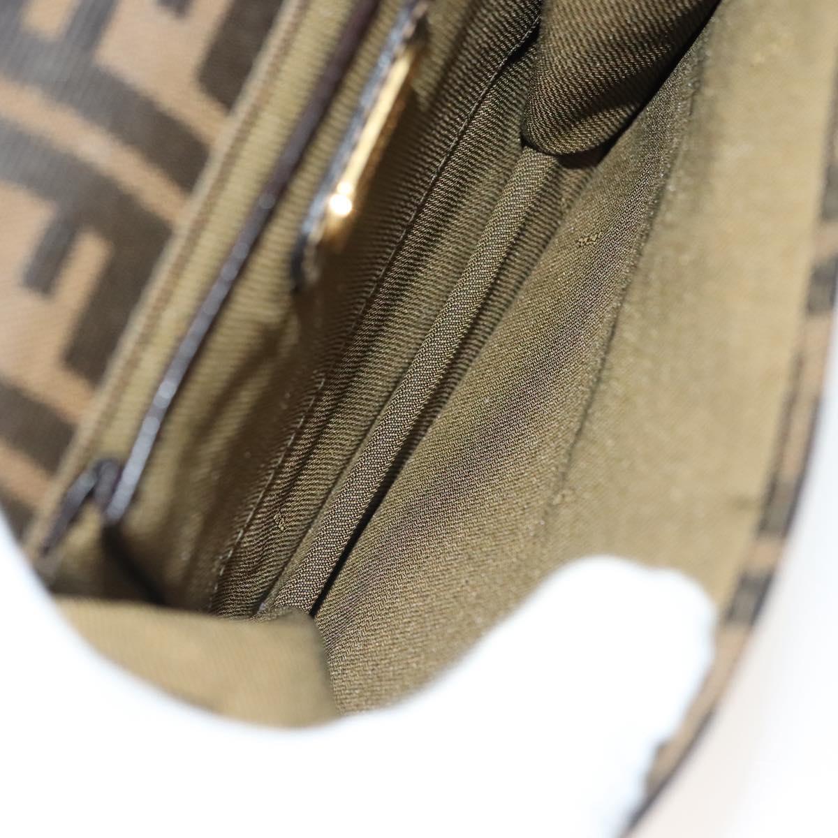 Fendi Zucca, "BEIGE, BROWN", Canvas, shoulder