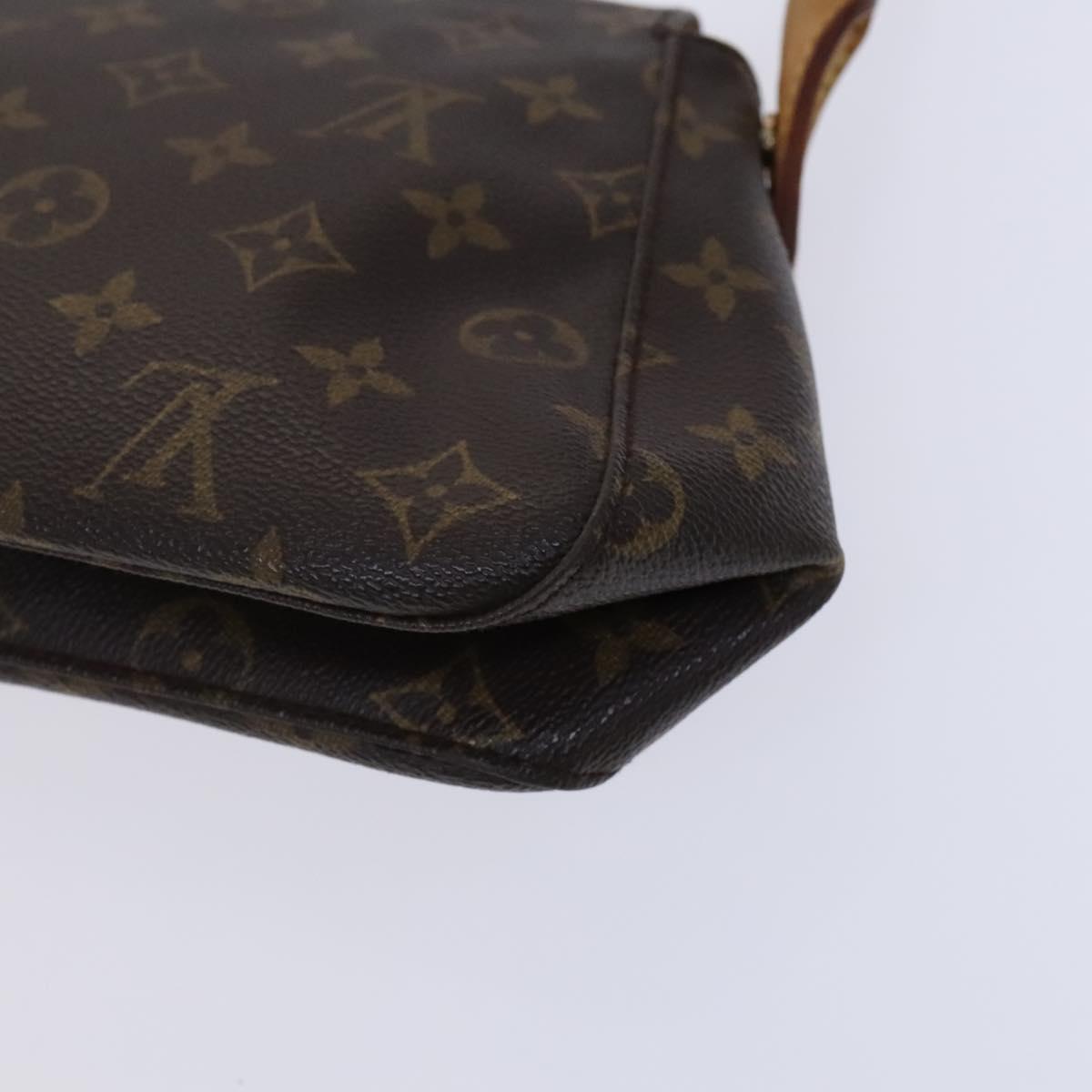 Louis Vuitton Mini looping, Brown, Canvas, shoulder