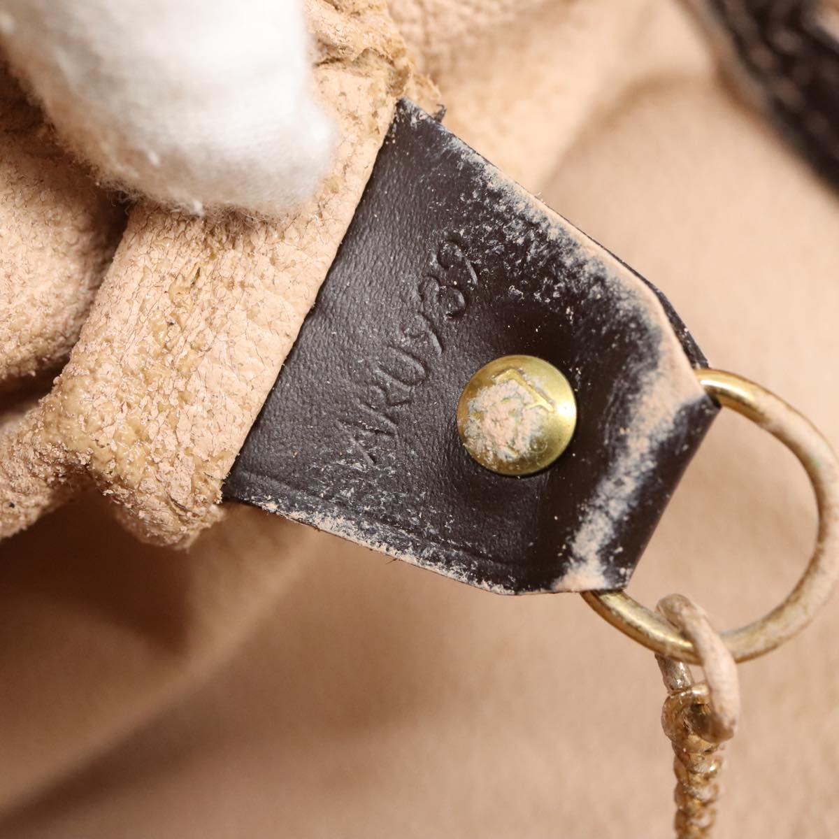 Louis Vuitton Bucket GM, Brown, Canvas, shoulder