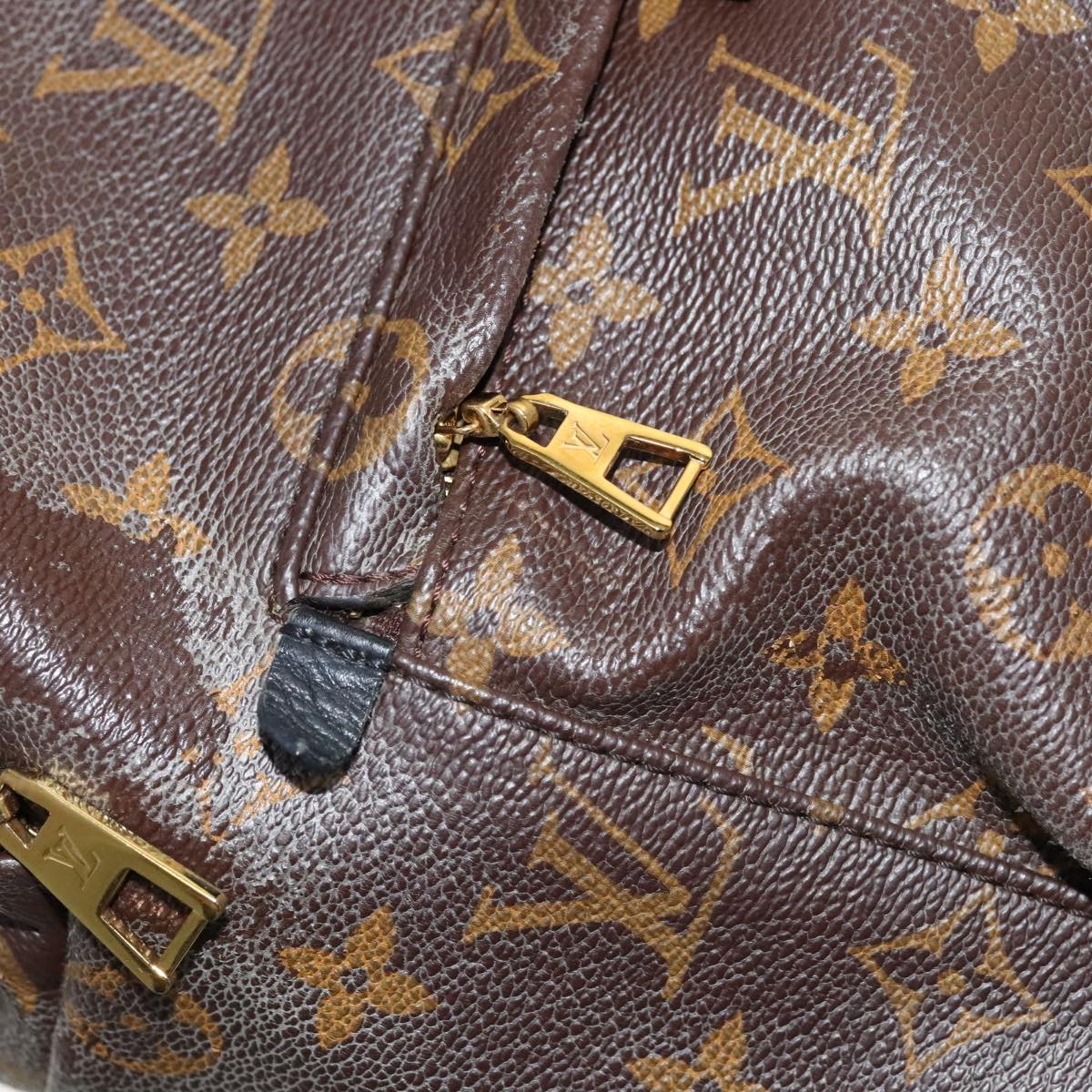 Louis Vuitton Palm Springs MM, Brown, Canvas, backpack