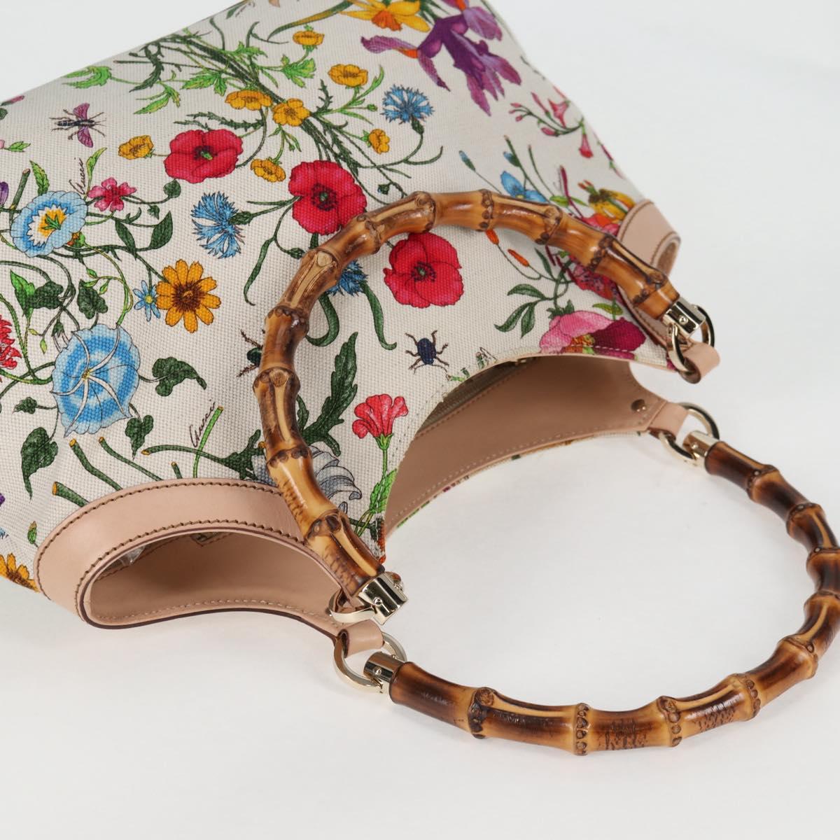 Gucci Bamboo, Multicolour, Canvas, shoulder